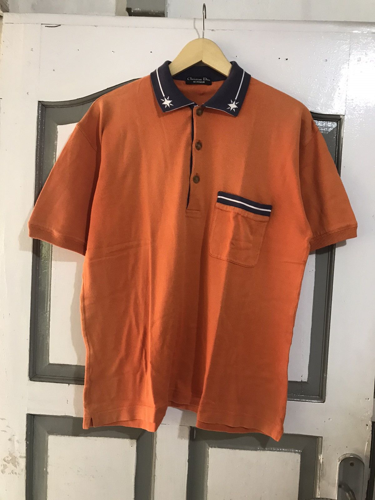 Christian Dior Monsieur × Vintage Vintage Christian Dior Monsieur Poloshirt Size US L / EU 52-54 / 3 - 1 Thumbnail