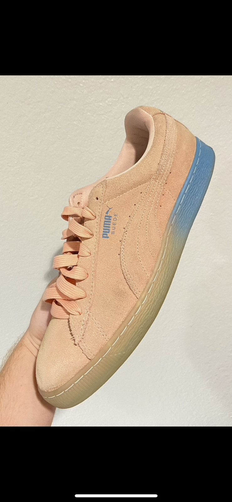 Pink Dolphin Puma Puma Suede Pink Dolphin size 10.5 Grailed