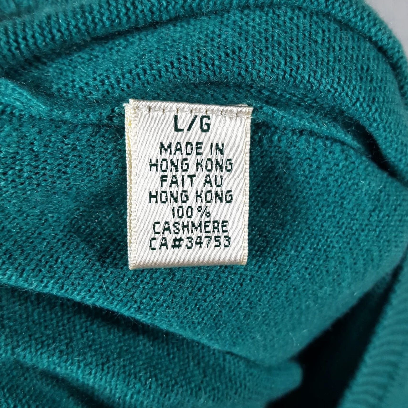 Altea Vintage Fairway & Greene Men's Sweater Pullover Knit Cashmere Crew Neck 90s Preppy Fall Winter Large Blue Size US L / EU 52-54 / 3 - 4 Thumbnail