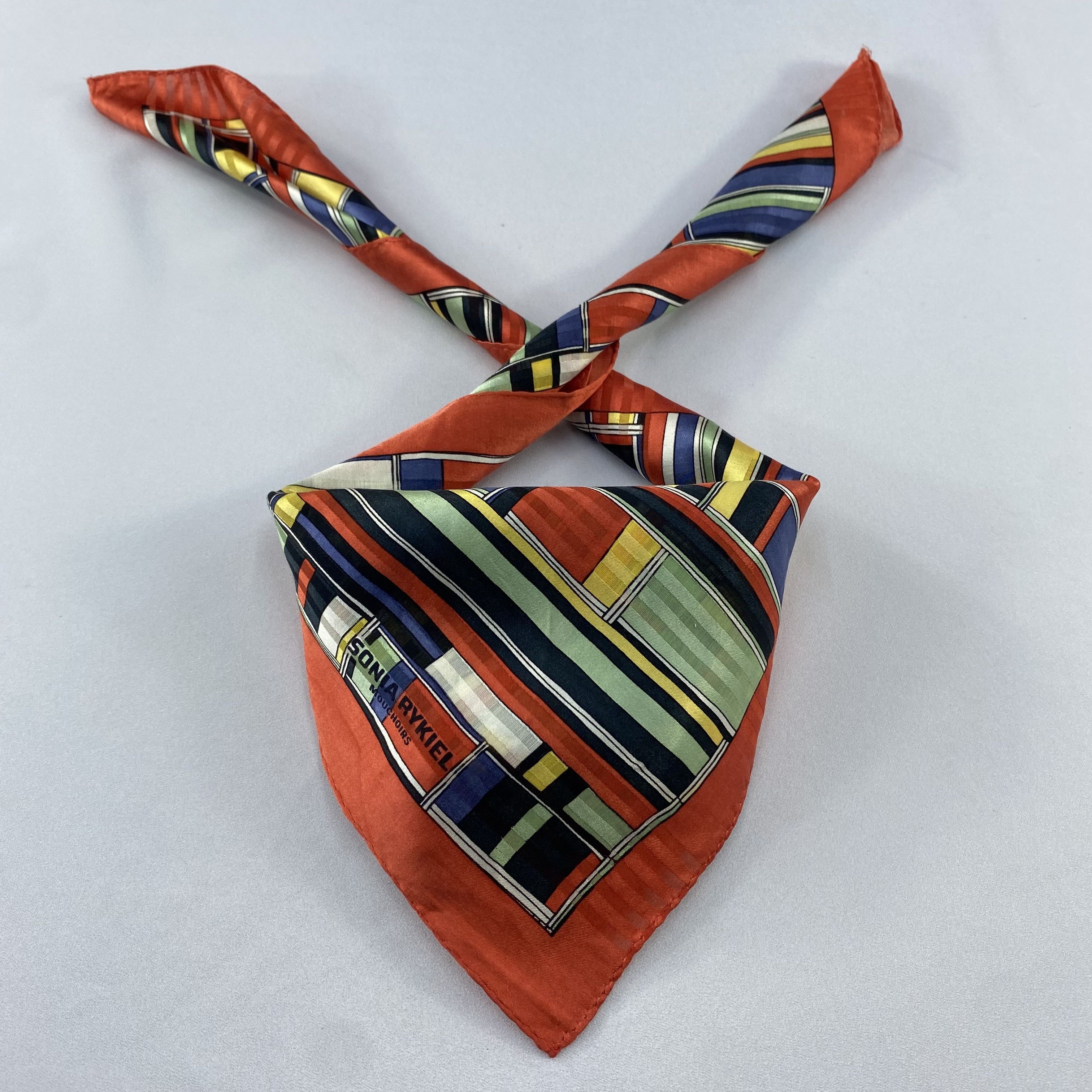 Sonia Rykiel Sonia Rykiel Silk Handkerchief / Bandana / Neckerchief C857 Size ONE SIZE - 1 Thumbnail