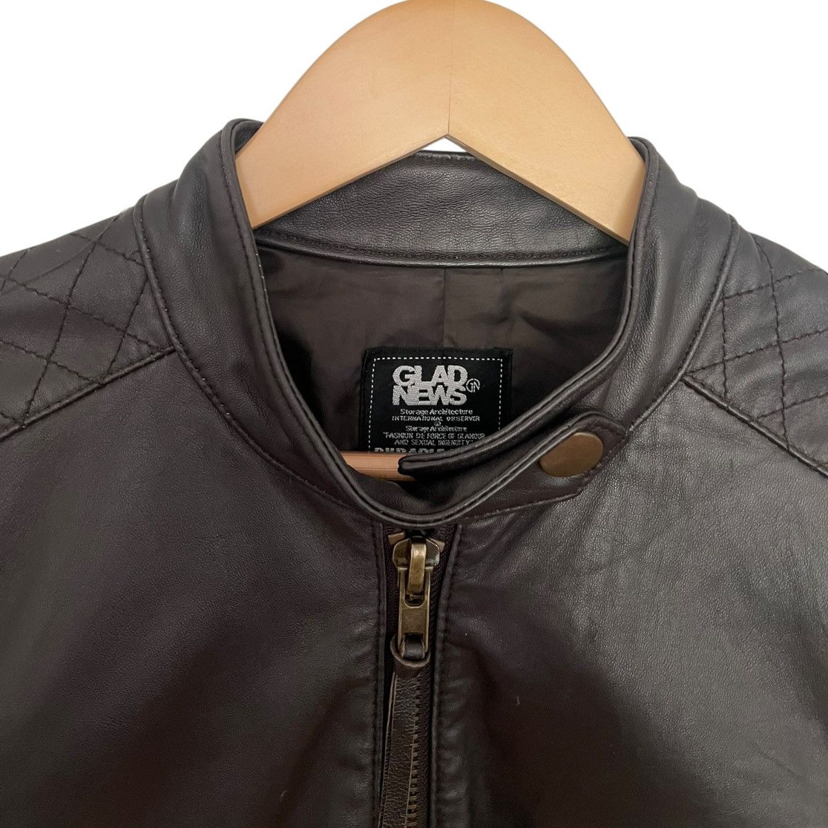 Japanese Brand Glad news corset grommet leather jacket Size S / US 4 / IT 40 - 2 Thumbnail