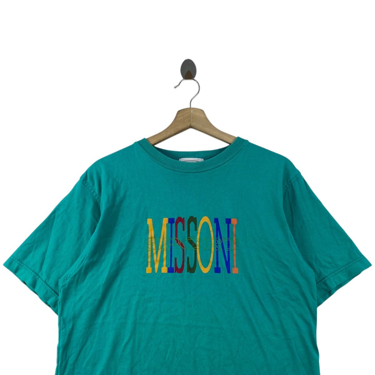 Missoni × Vintage Vintage 90s MISSONI SPORT ITALY Brand Print Short Sleeve Size US M / EU 48-50 / 2 - 2 Thumbnail