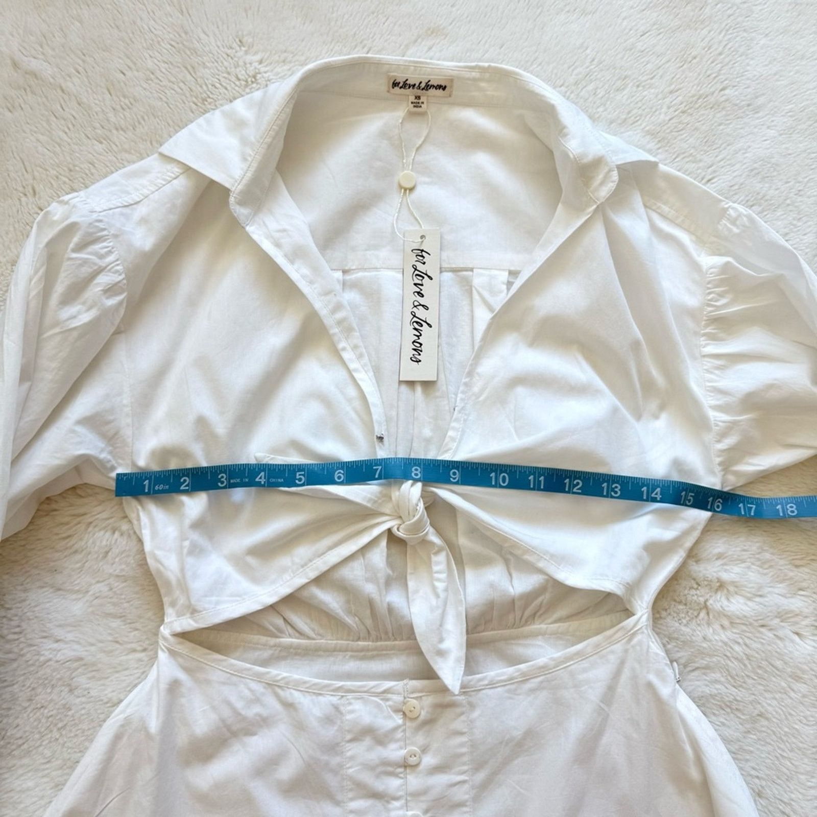 For Love & Lemons NWT!!! For Love and Lemons women shirt dress size XS Size XS / US 0-2 / IT 36-38 - 7 Thumbnail