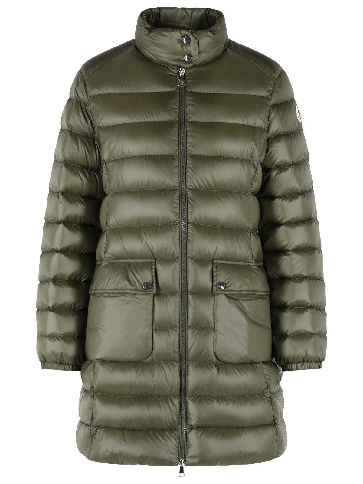 Moncler MONCLER 'Genet' Long Green Polyamide Down Jacket Size XL / US 12-14 / IT 48-50 - 1 Thumbnail