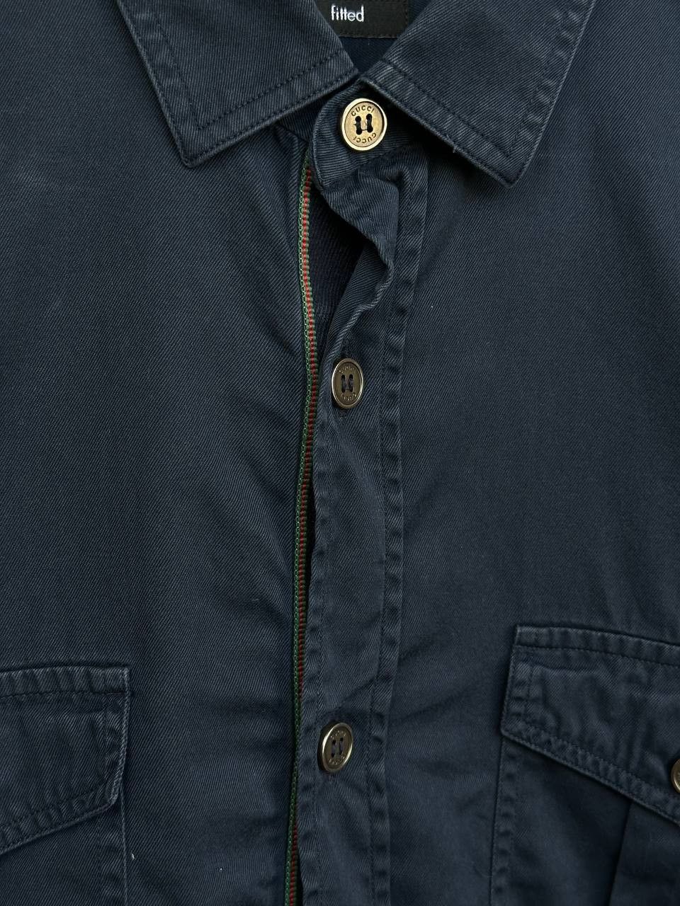 Gucci Gucci x Tom Ford era Fitted SS Shirt Military Style Pocket Size US L / EU 52-54 / 3 - 9 Thumbnail