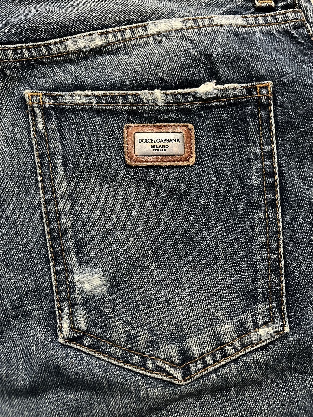 Dolce & Gabbana FW2009 DOLCE & GABBANA CLAWMARK JEANS Size US 34 / EU 50 - 9 Thumbnail
