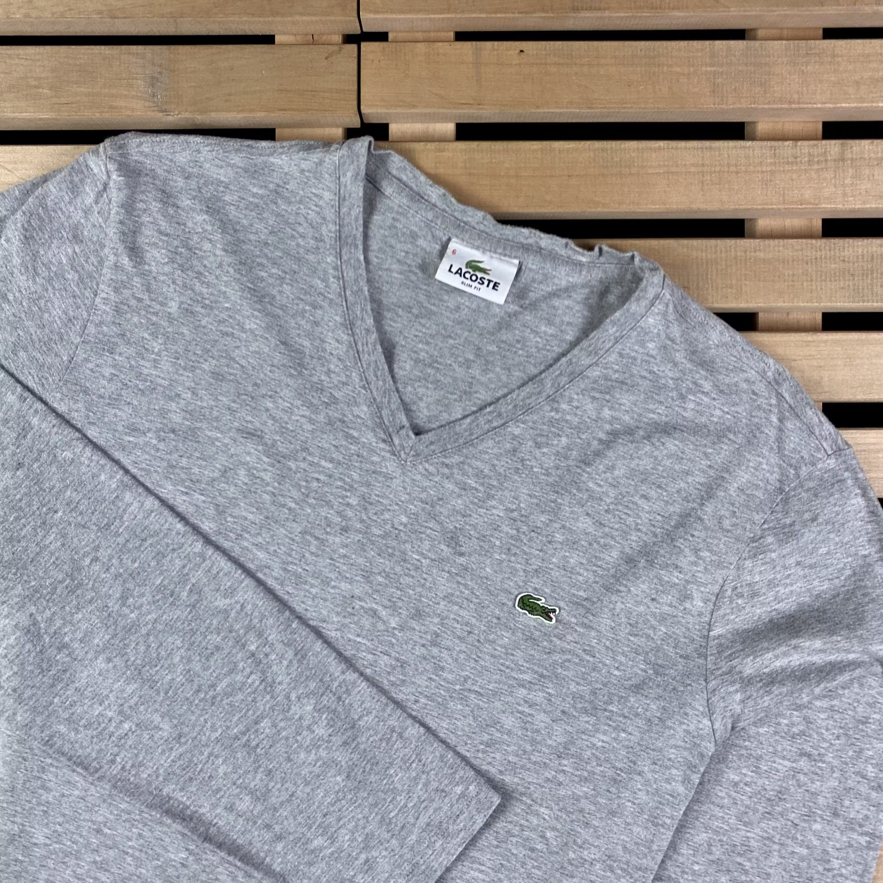 Lacoste × Vintage Mens Long Sleeve Lacoste Vintage Size 6 Size US L / EU 52-54 / 3 - 2 Thumbnail