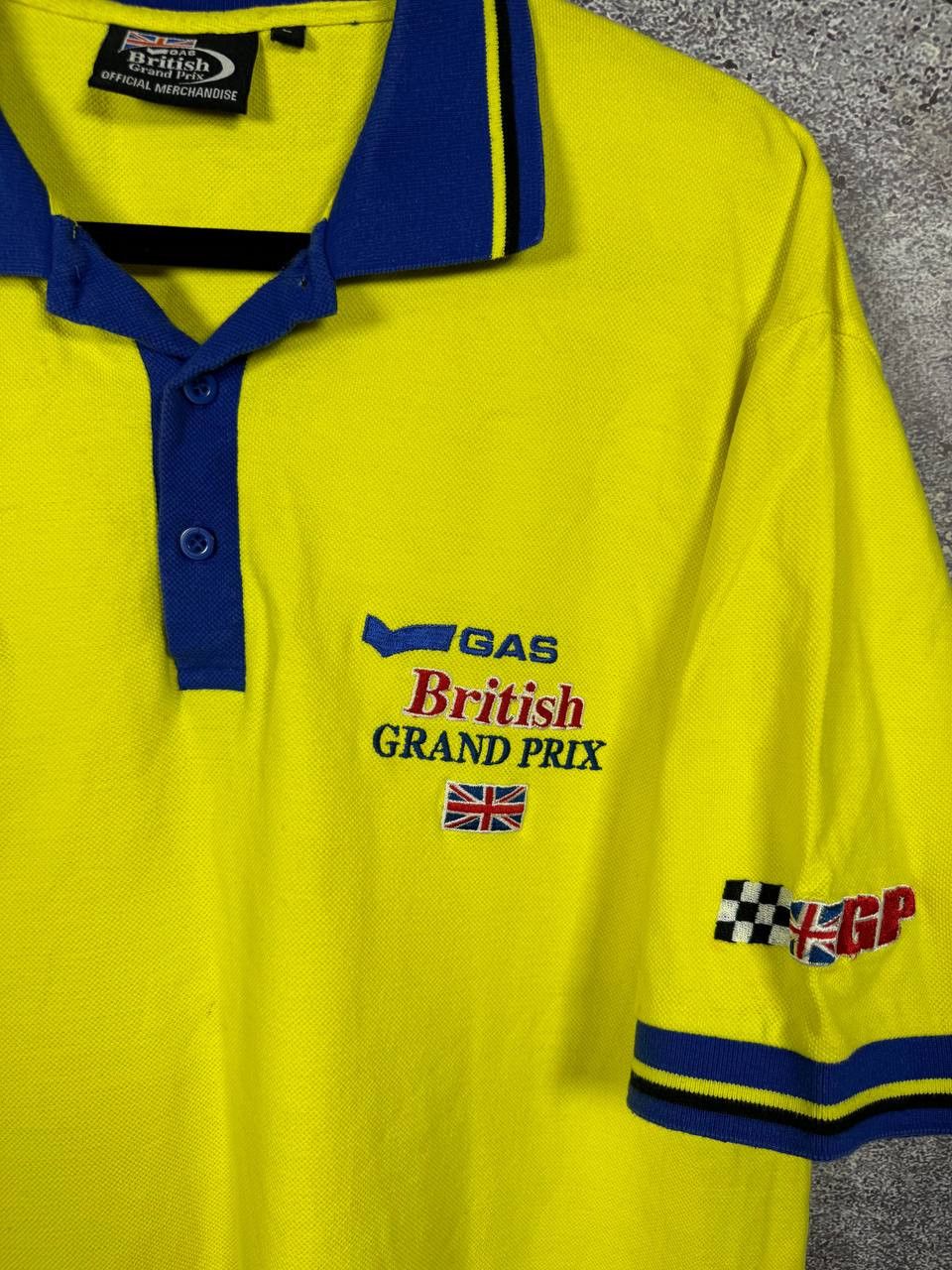 Vintage Vintage GAS British Grand Prix Donington Motorcycle Racing Size US L / EU 52-54 / 3 - 8 Thumbnail