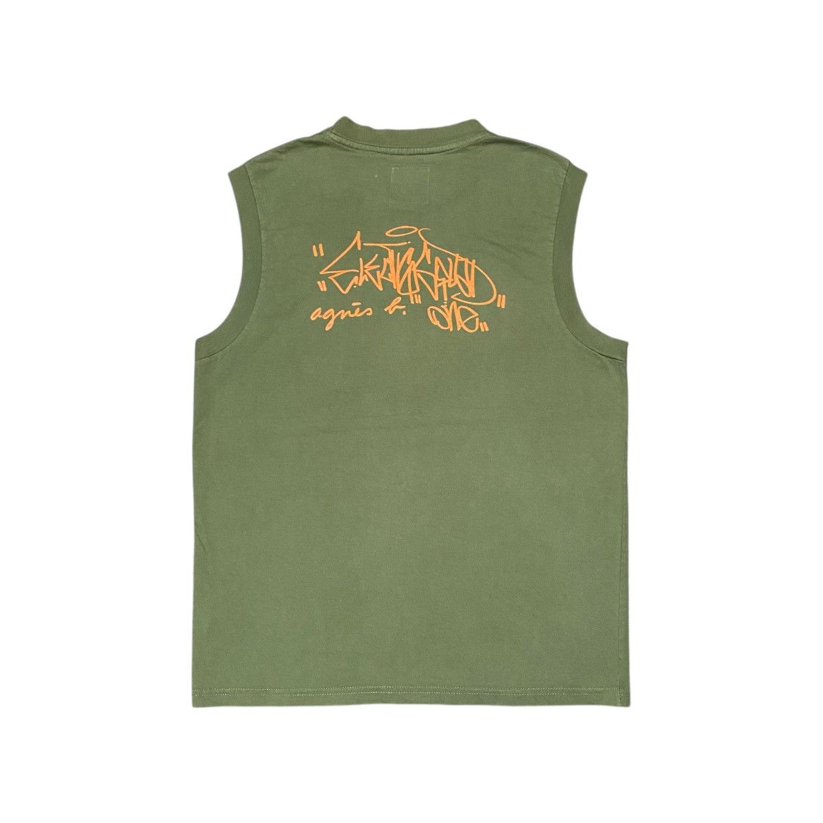 agnes b. Vintage Agnes B. Sport X Phaty Hiphop Graffiti Sleeveless Size L / US 10 / IT 46 - 2 Thumbnail