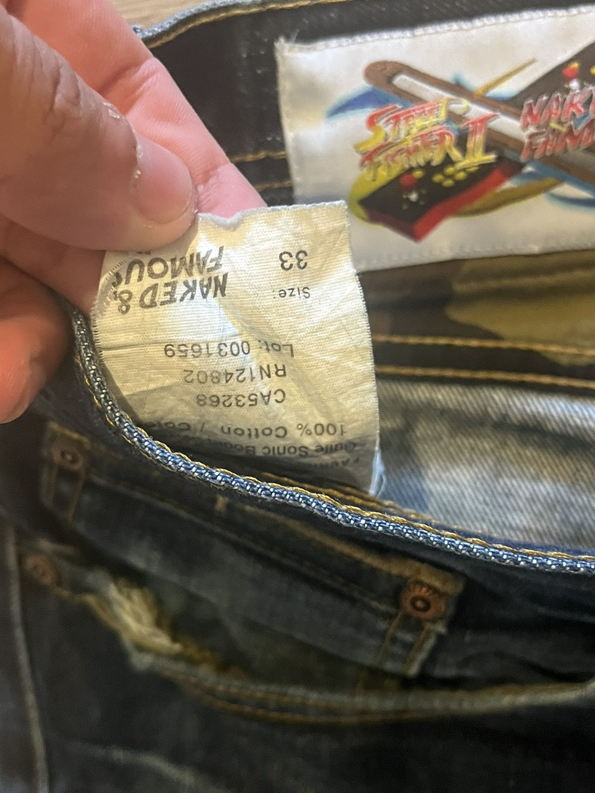 Naked & Famous Naked and famous “street fighter” selvedge denim Size US 33 - 4 Thumbnail
