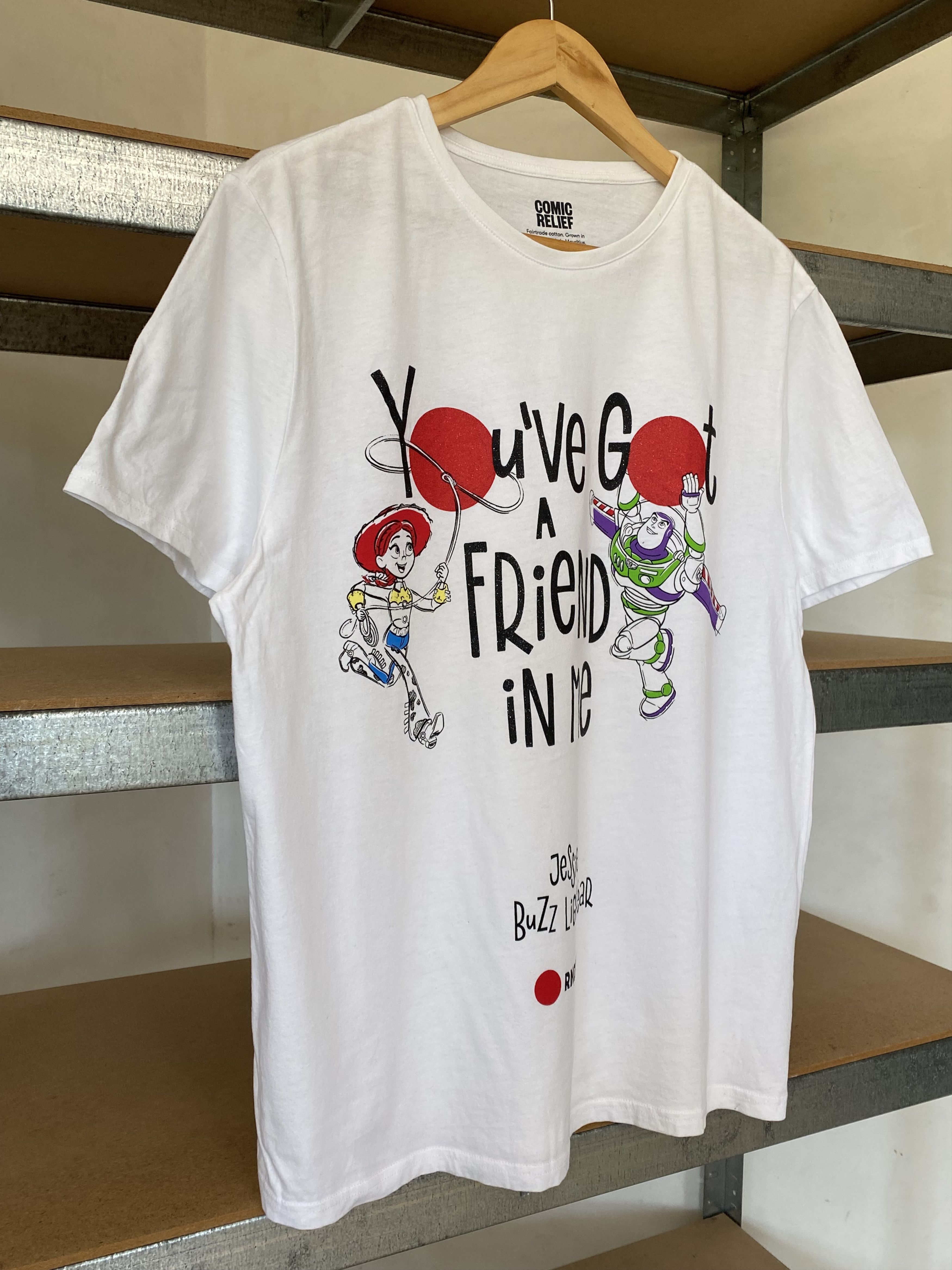 Cartoon Network Comic Relief Toy Story Vintage Cartoon T-shirt Size US L / EU 52-54 / 3 - 7 Thumbnail