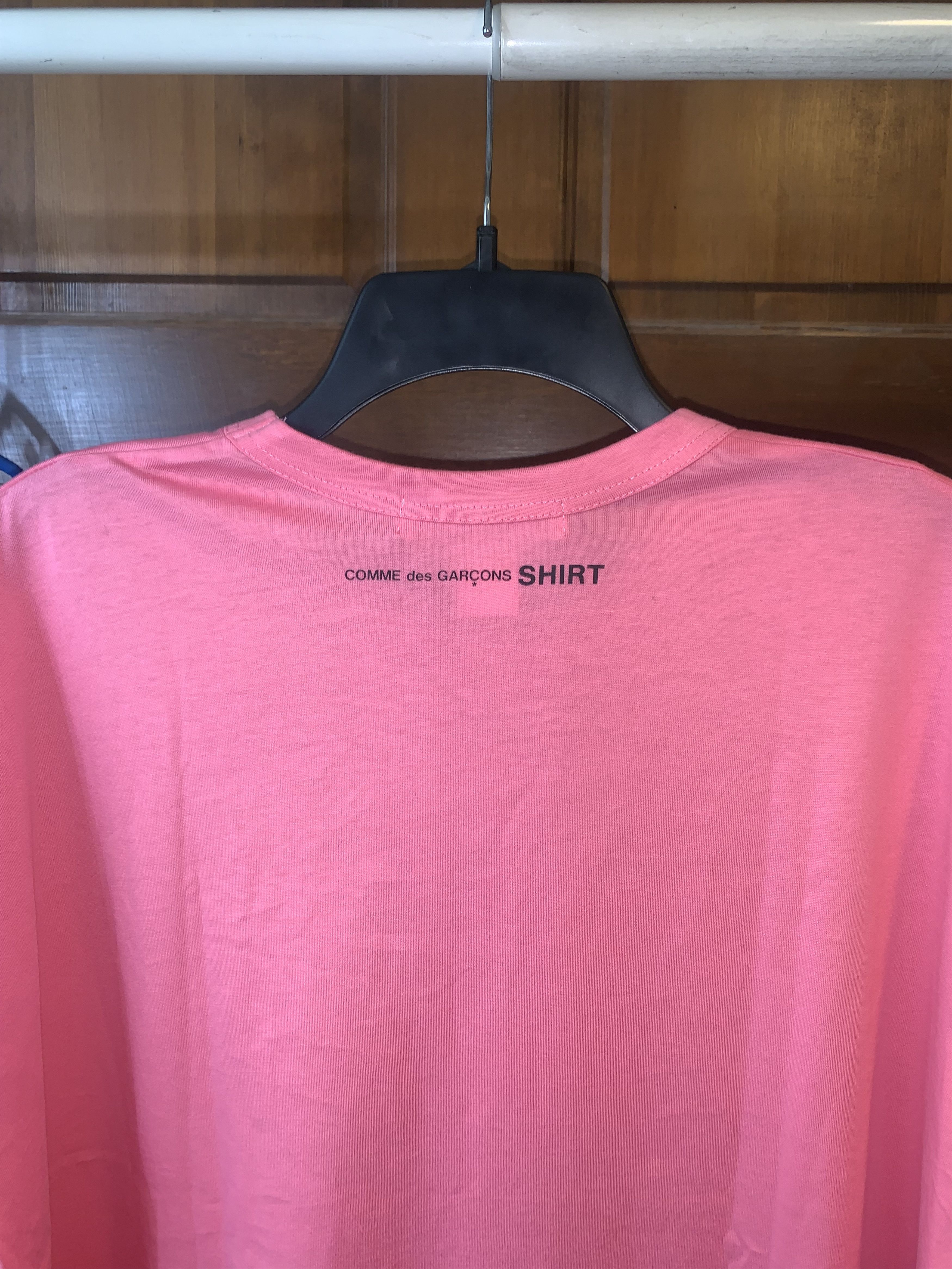 Comme des Garcons SHIRT Pink Basic T-shirt (Retails for $120) Size US L / EU 52-54 / 3 - 7 Thumbnail