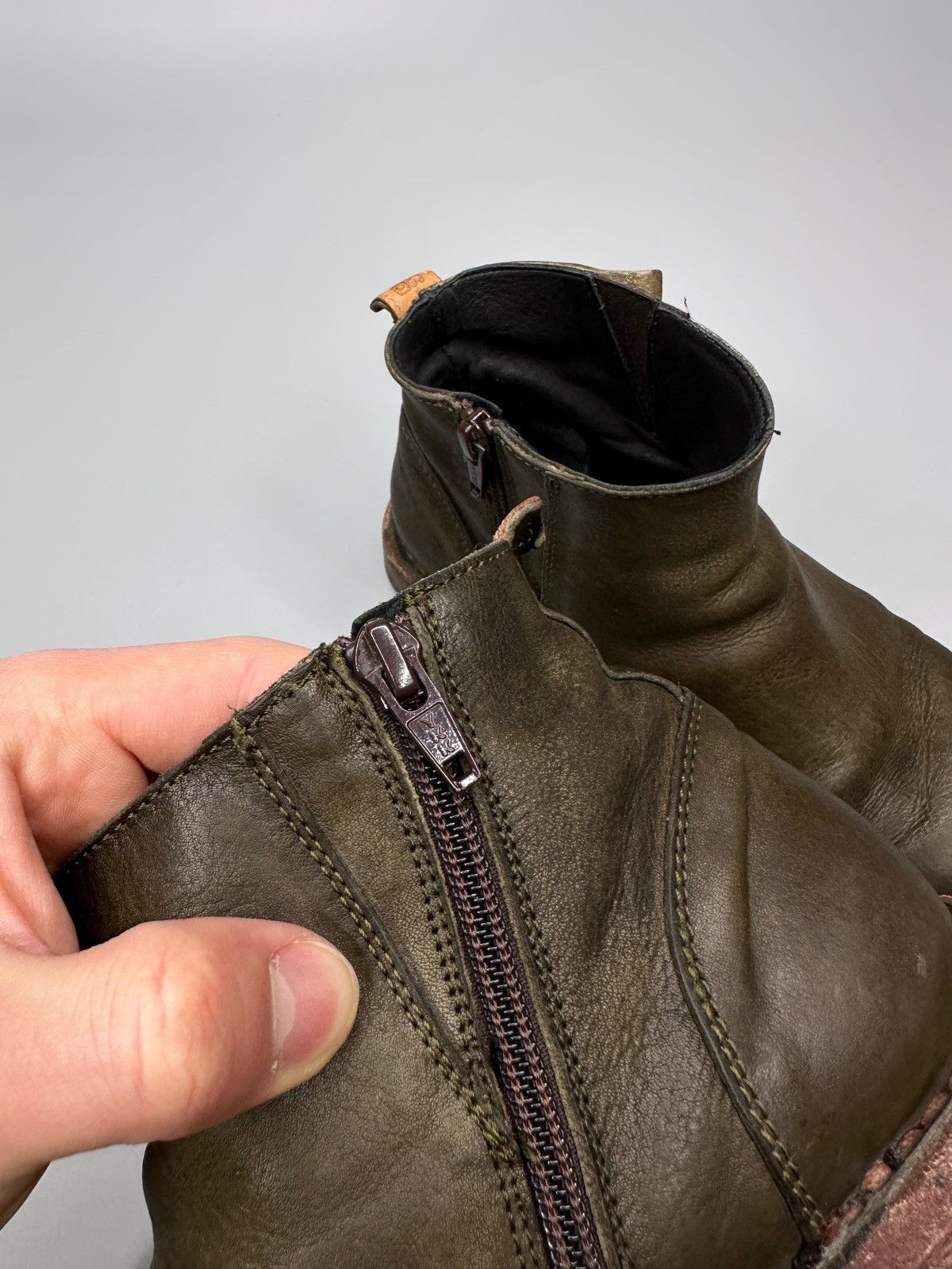 Guidi × MoMA MoMa Leather Zip Boots style Rick Owens Rare Size US 5.5 / EU 38 - 12 Thumbnail