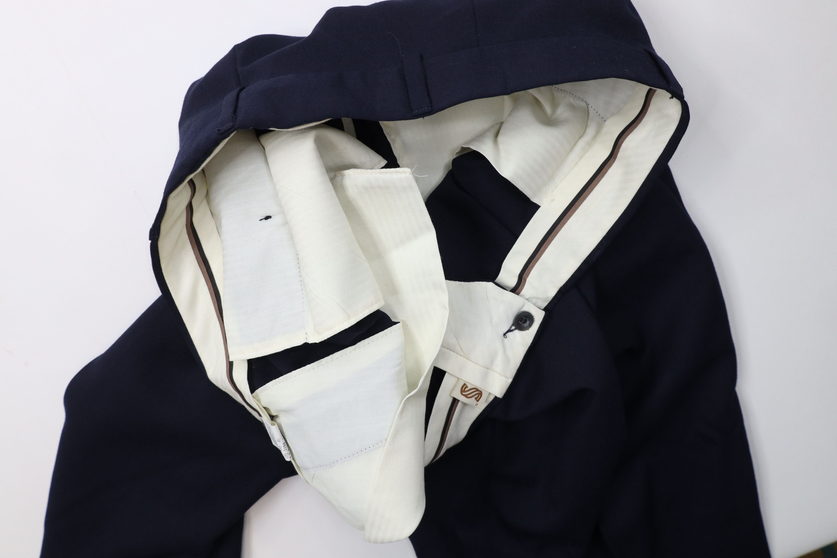 Vintage Vintage 90s Streetwear Wool Blend Knit Wide Leg Chino Pants Size US 38 / EU 54 - 7 Thumbnail
