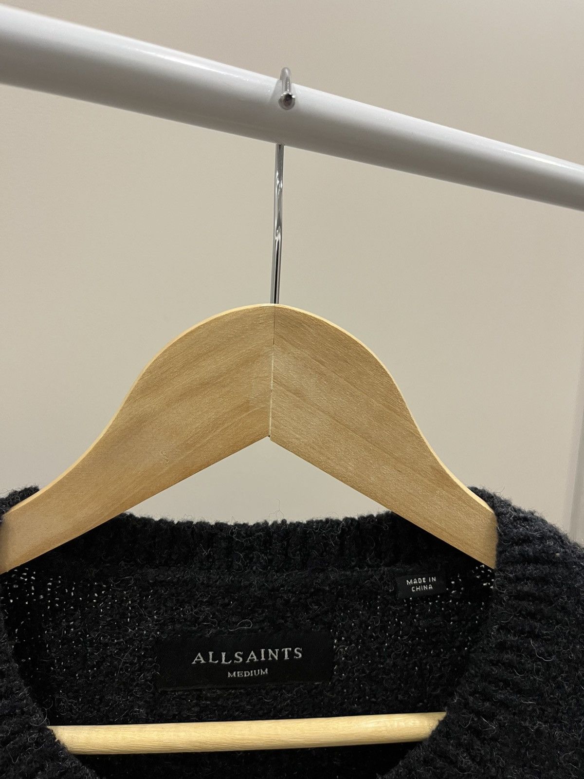 Allsaints Allsaints Sweater Wool Cotton Knit Streetwear Vintage Size M Size US M / EU 48-50 / 2 - 4 Thumbnail