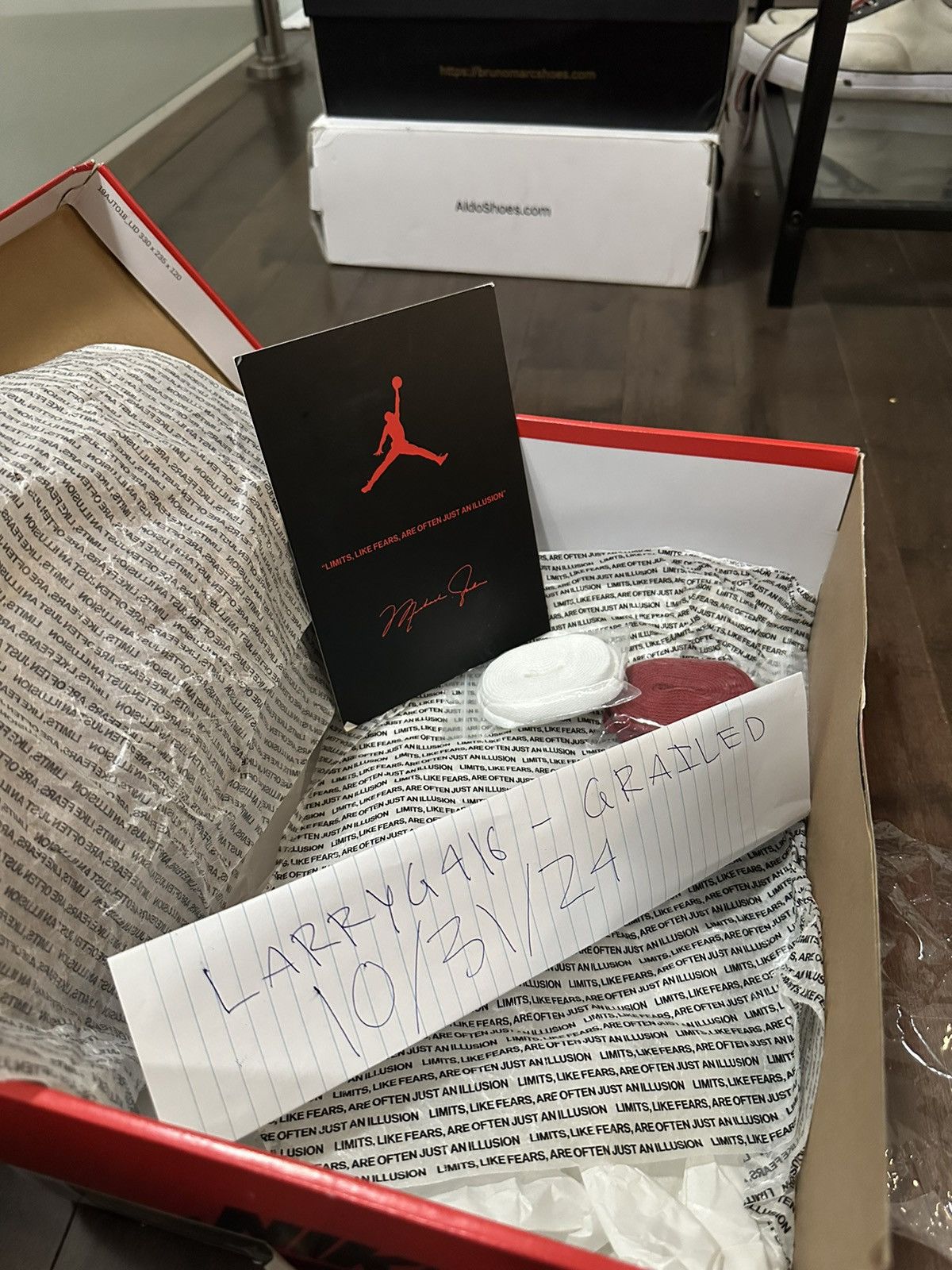 Jordan Brand × Nike AIR JORDAN 1 Retro High Top OG FEARLESS Size US 10.5 / EU 43-44 - 7 Thumbnail