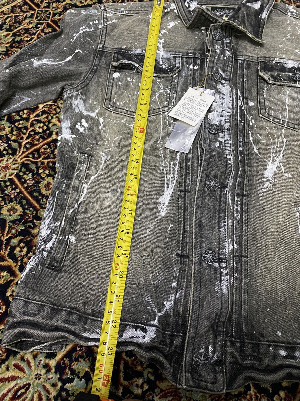 Band Tees × Japanese Brand NOS MIDAS RIOT X LYNRD SKYNRD PAINTED DENIM JACKET Size US M / EU 48-50 / 2 - 18 Thumbnail