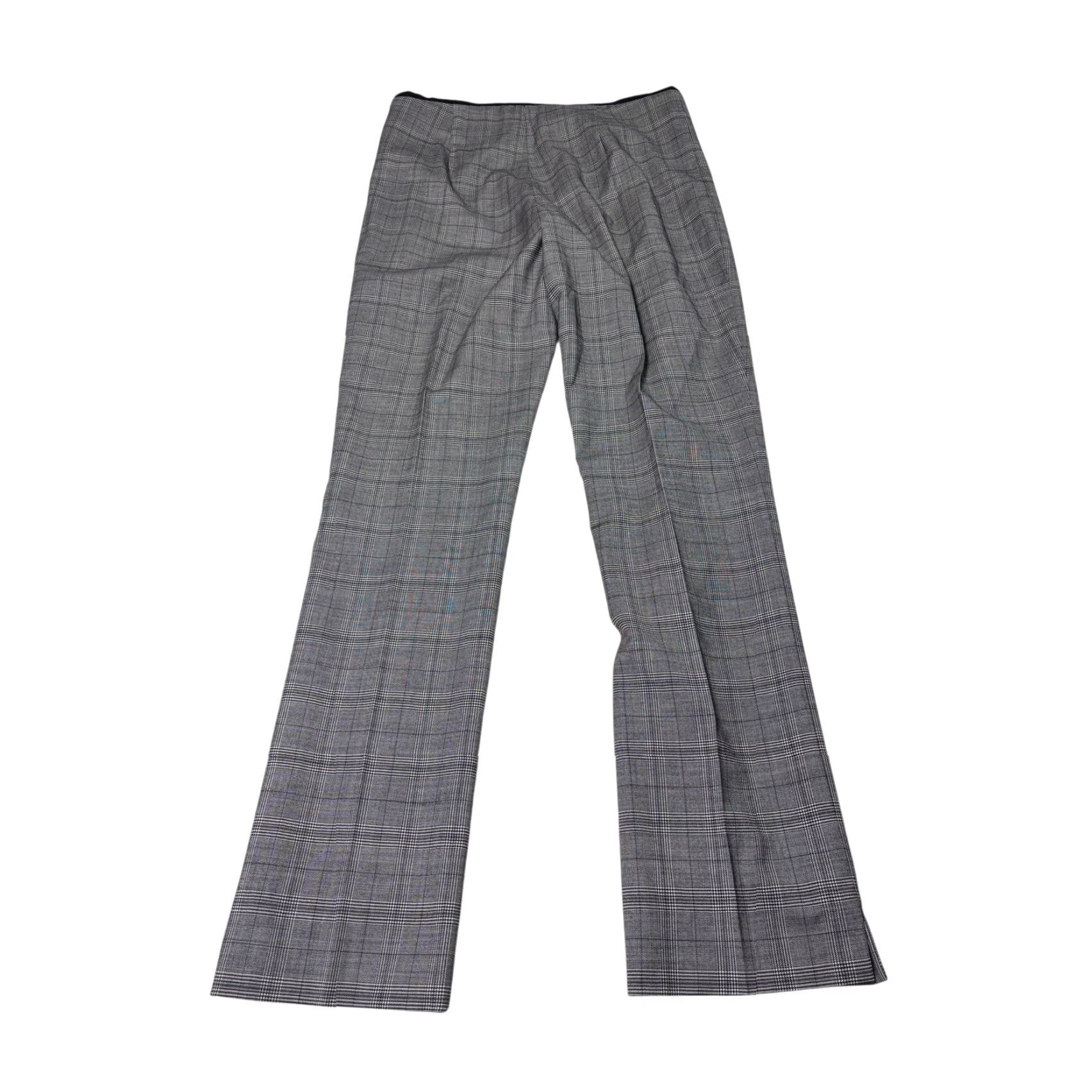Brooks Brothers Brooks Brothers 346 Lucia Fit Wool Dress Pants Gray Plaid Womens Size 4 W30 L31 Flat Front Stretch Wool Spandex Lined Business Workwear Class ic Size 27" / US 4 / IT 40 - 6 Thumbnail