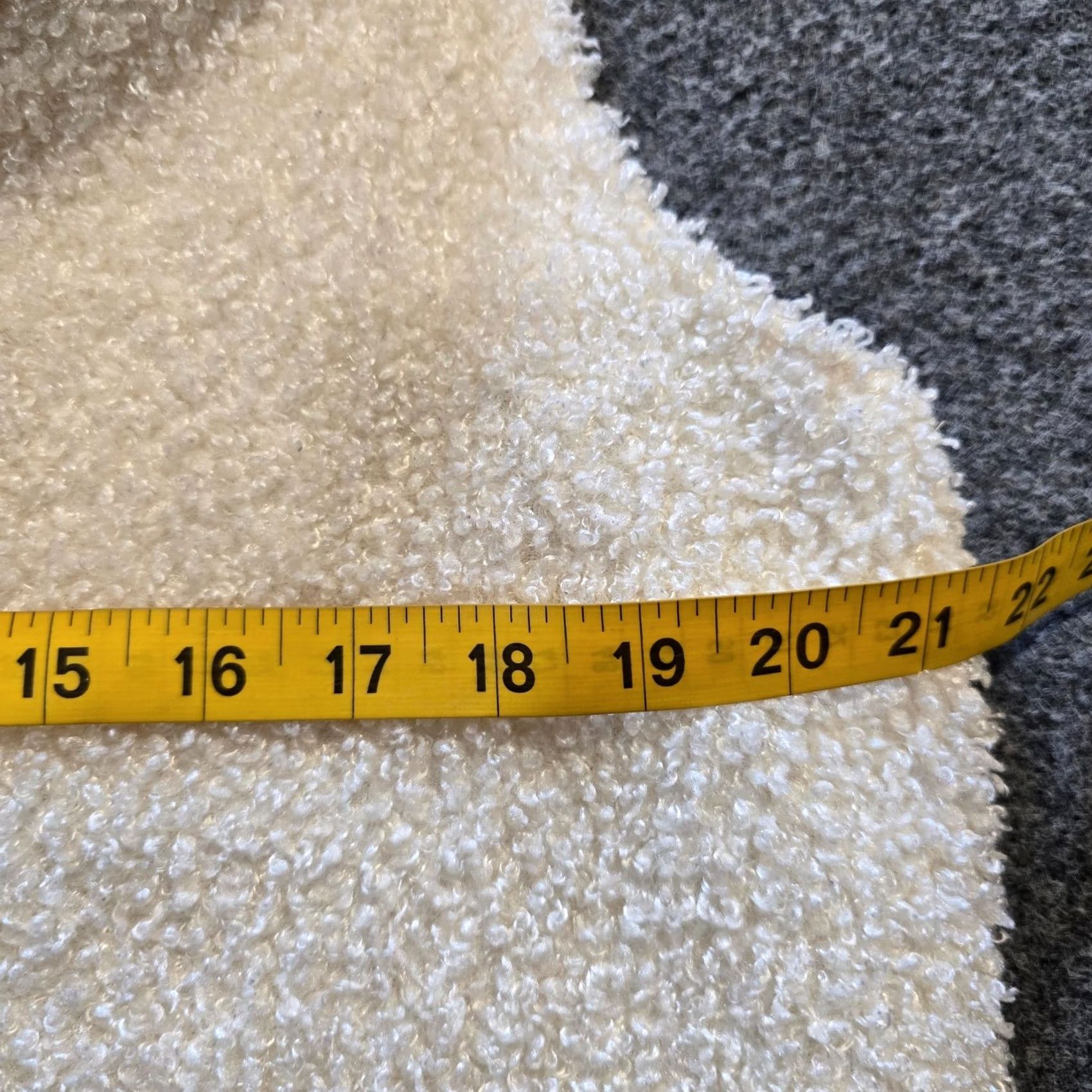 J. Jill J Jill Vest Womens Large White Fleece Boucle Zip Sleeveless Capsule Midweight Casual Winter Spring Fall Pockets Size L / US 10 / IT 46 - 5 Thumbnail
