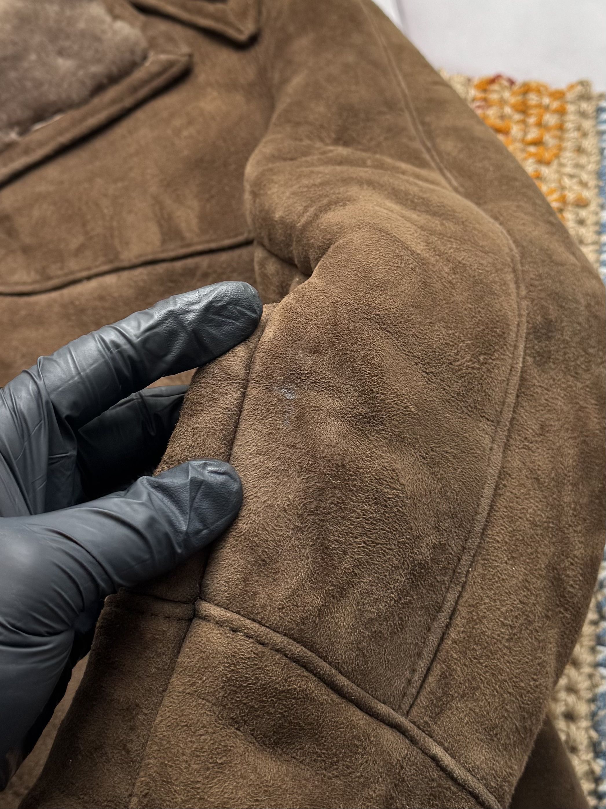 Vintage Vintage Real Sheepskin Coat (E4) Size L / US 10 / IT 46 - 8 Thumbnail