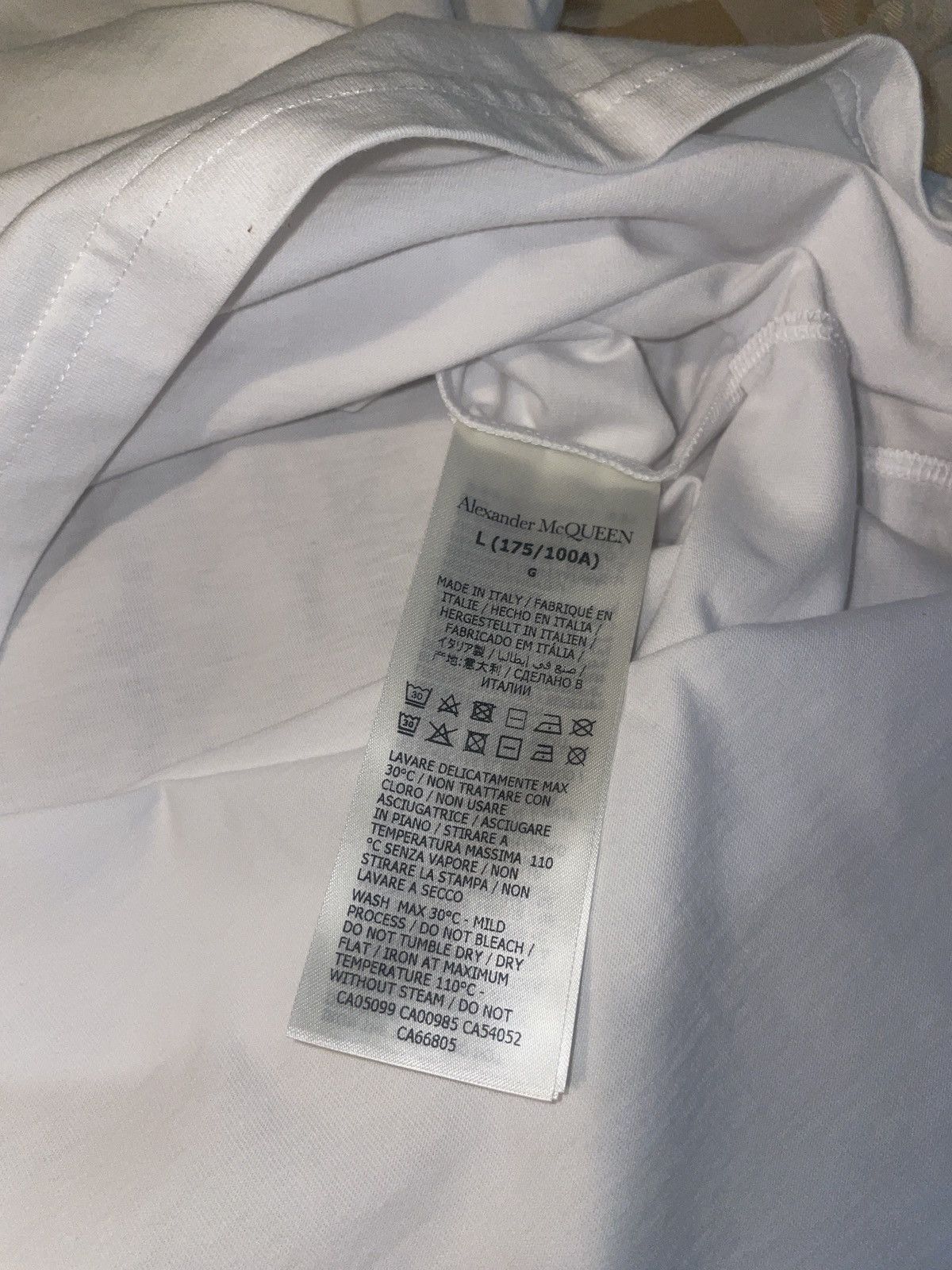 Alexander McQueen Alexander McQueen White T-shirt Brand New Size US L / EU 52-54 / 3 - 5 Thumbnail
