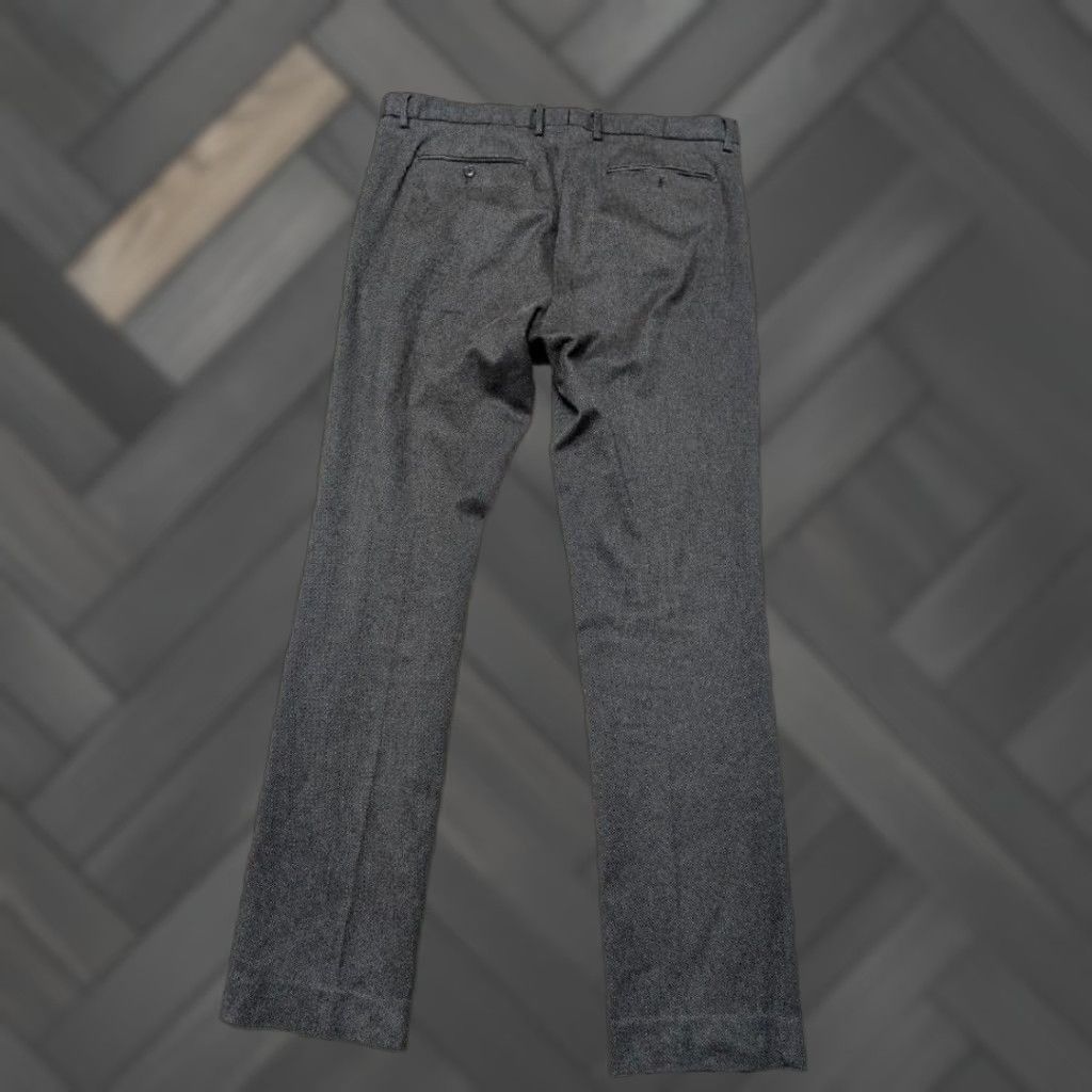 Banana Republic VINTAGE Banana Republic Dress Pants 40x36 Gray Twill Cotton SKINNY FIT Pants Mens Size US 40 / EU 56 - 1 Thumbnail