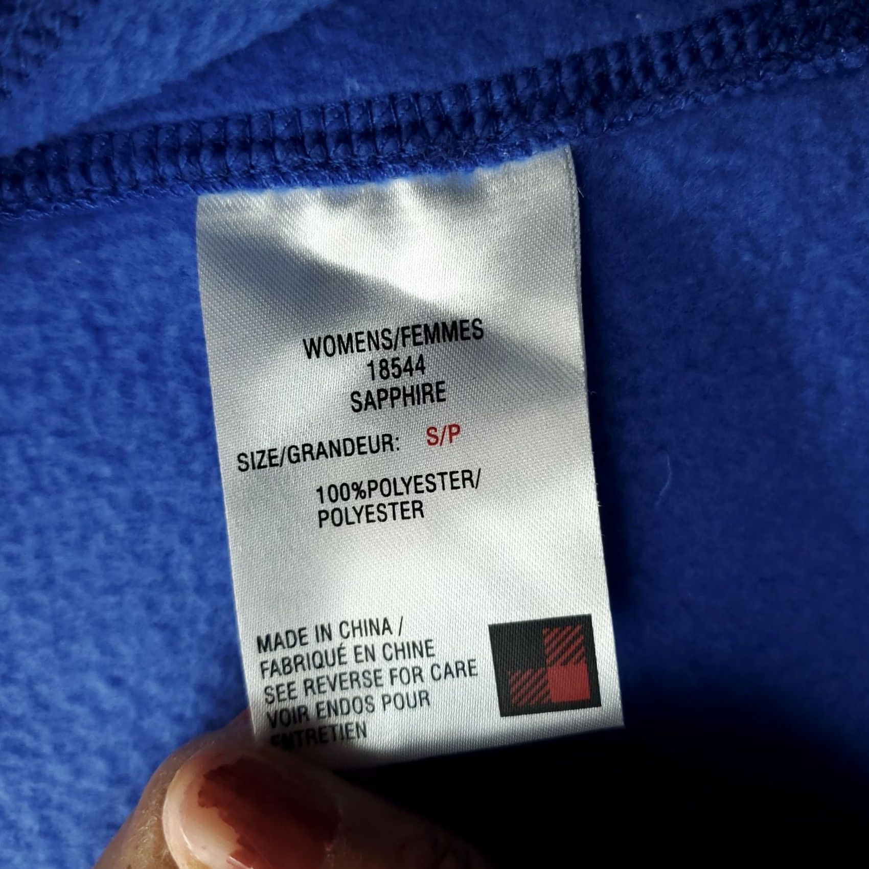Vintage Woolrich Womens Size S Blue Fleece Vest Slim Fit Mock Neck Full Zip Shirt Vest Size S / US 4 / IT 40 - 5 Thumbnail
