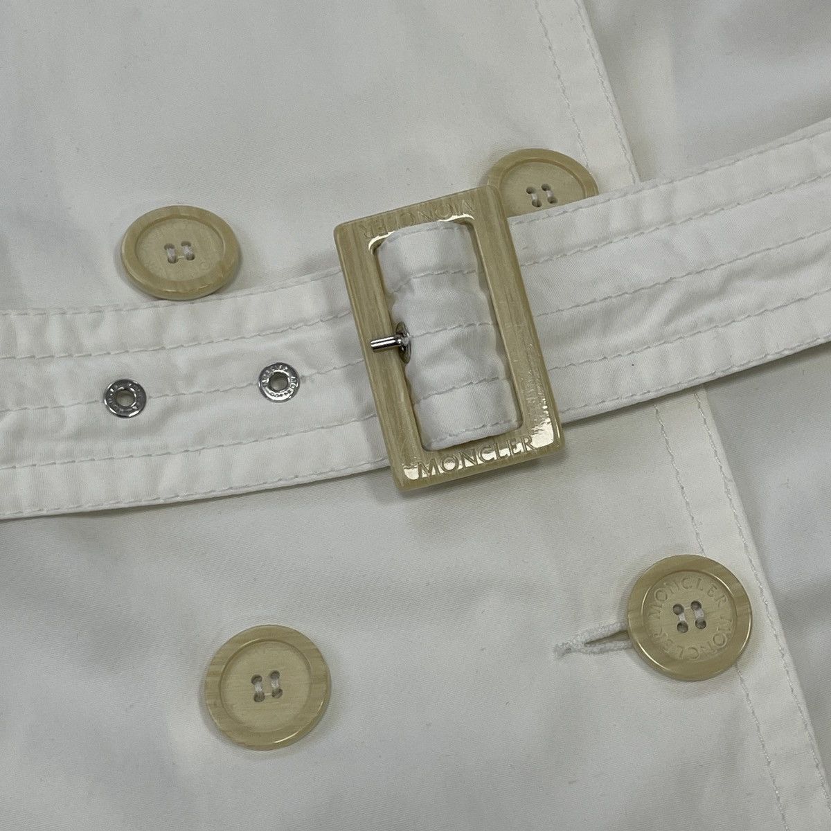 Moncler Authentic Moncler Women Trench Coat Size 2 (M) Size M / US 6-8 / IT 42-44 - 8 Thumbnail