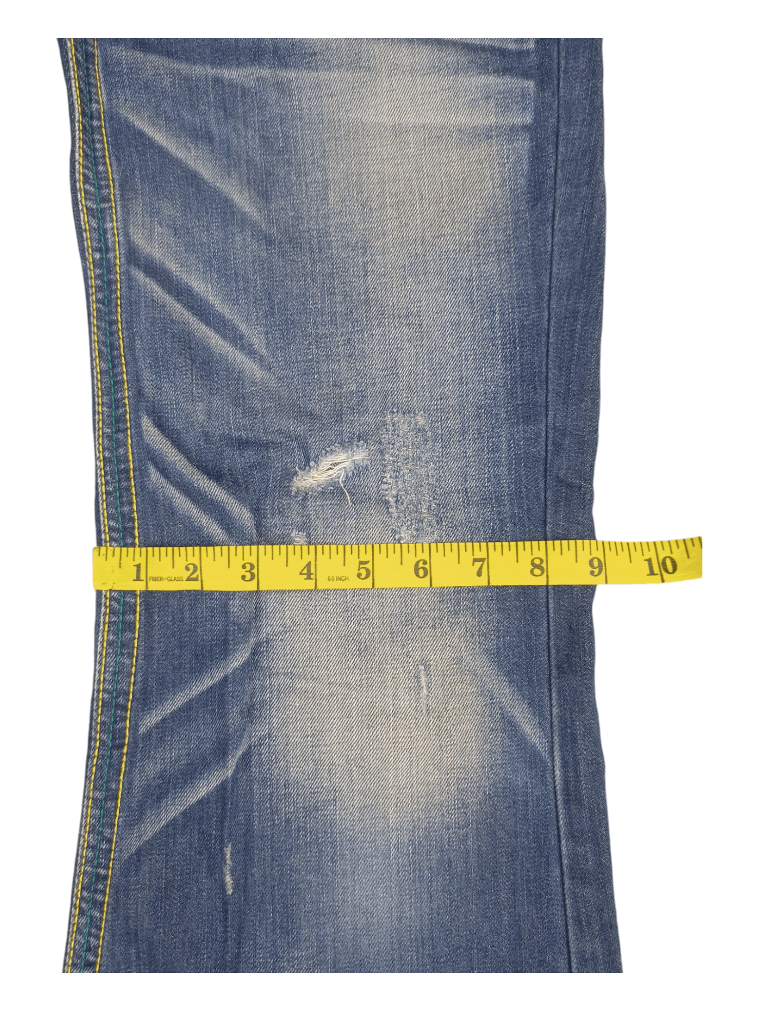 Japanese Brand Anna Kerry Low Rise Mud Max Super Flare Jeans Size US 27 - 19 Thumbnail