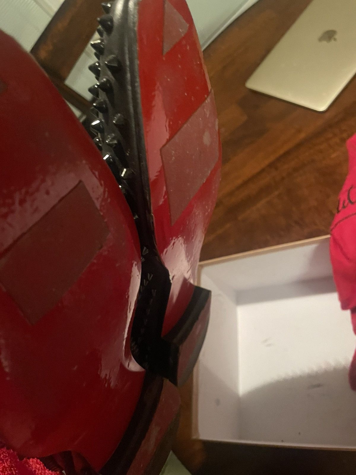 Christian Louboutin Christian Louboutin Dandelion Spikes Flat Calf Lux/GG Size US 9 / EU 42 - 9 Thumbnail