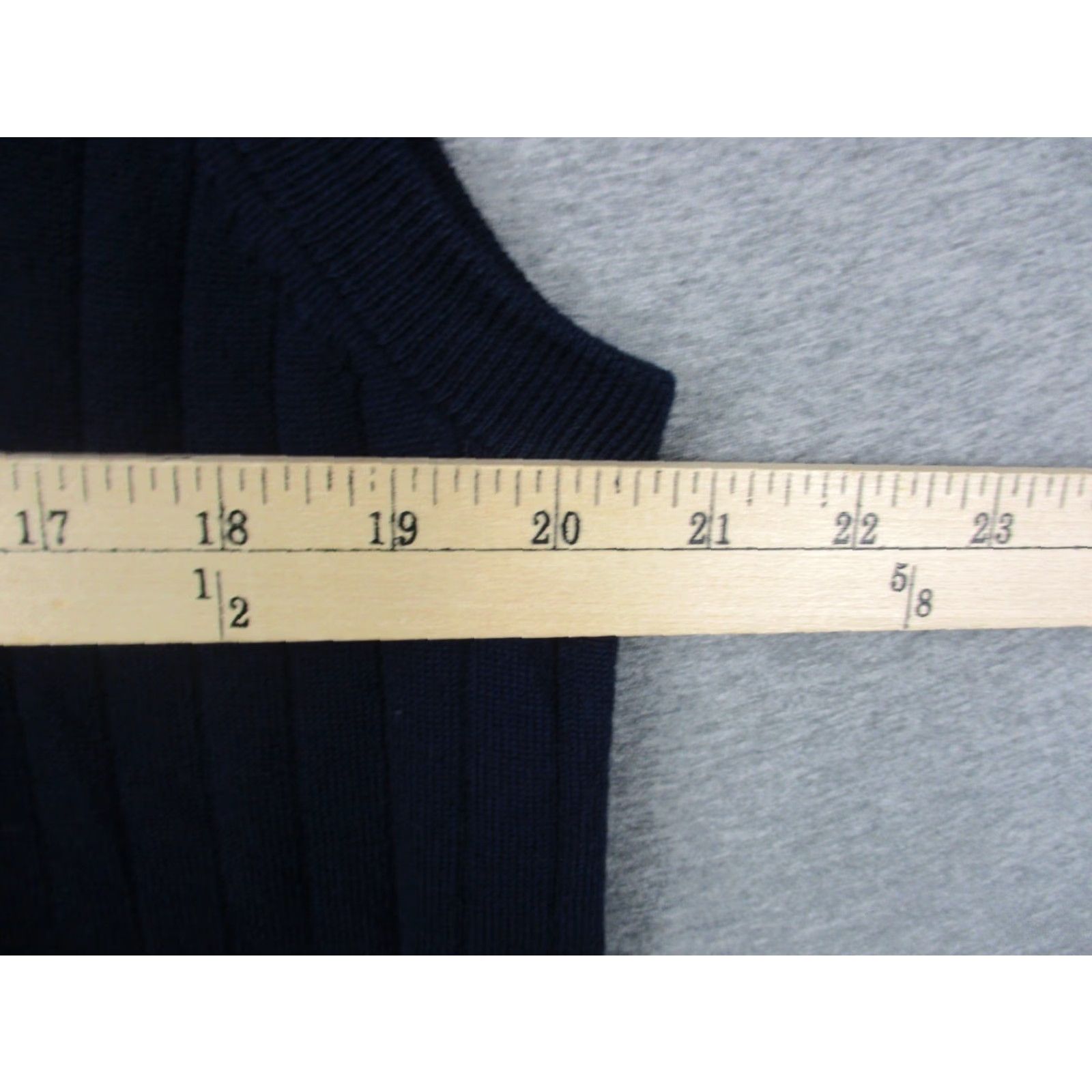 Brooks Brothers Brooks Brothers Wool Sweater Vest Ribbed Medium Navy 1/4 Zip Golf Wool Vest Navy 90s Mens M Size US M / EU 48-50 / 2 - 5 Thumbnail