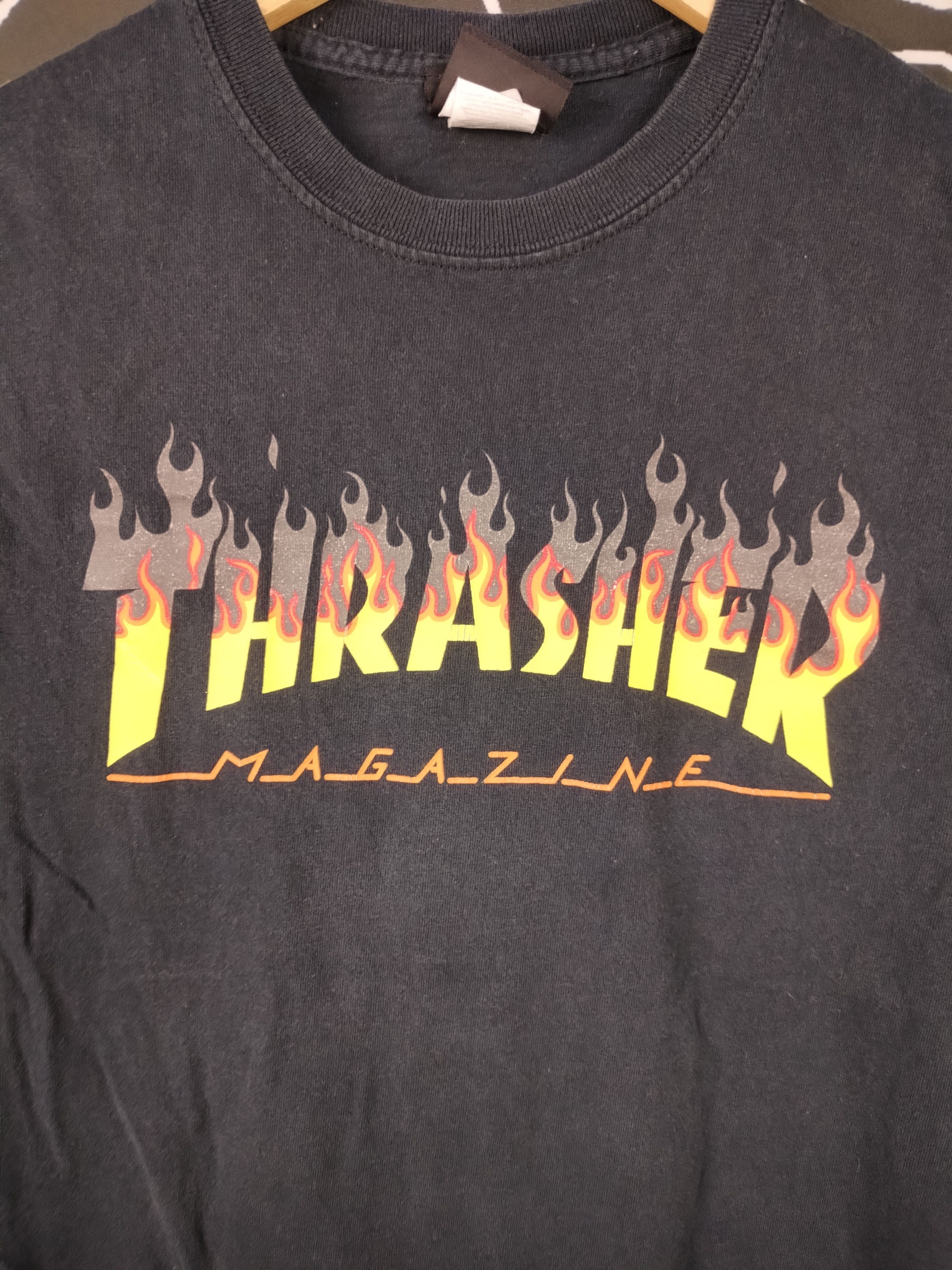 Thrasher Vintage Thrasher Magazine Y2K classic flame logo Size US S / EU 44-46 / 1 - 6 Thumbnail