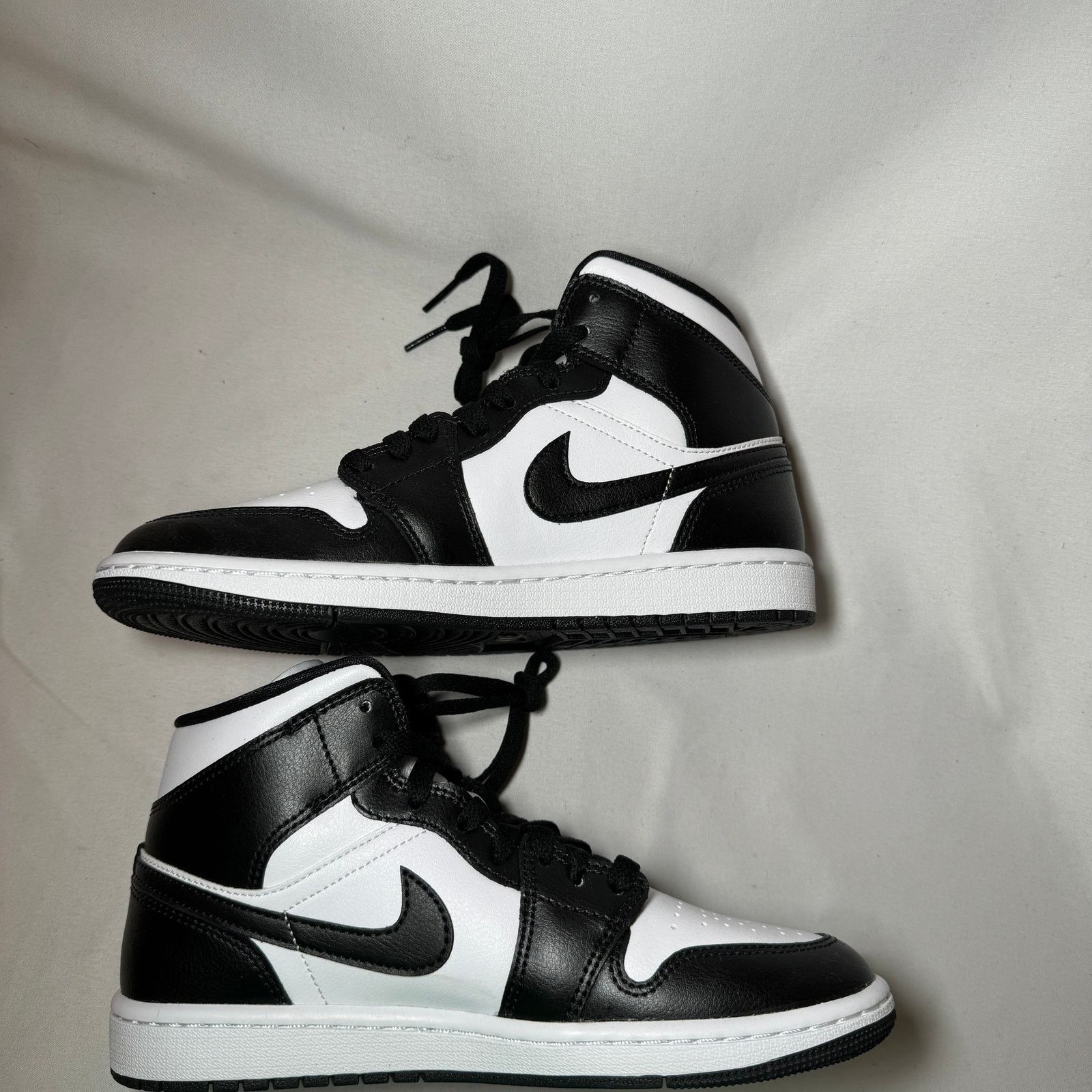 Jordan Brand × Nike Size 7.5 - Wmns Nike Air Jordan 1 Mid Panda Women's Shoes Size US 7.5 / IT 37.5 - 3 Thumbnail