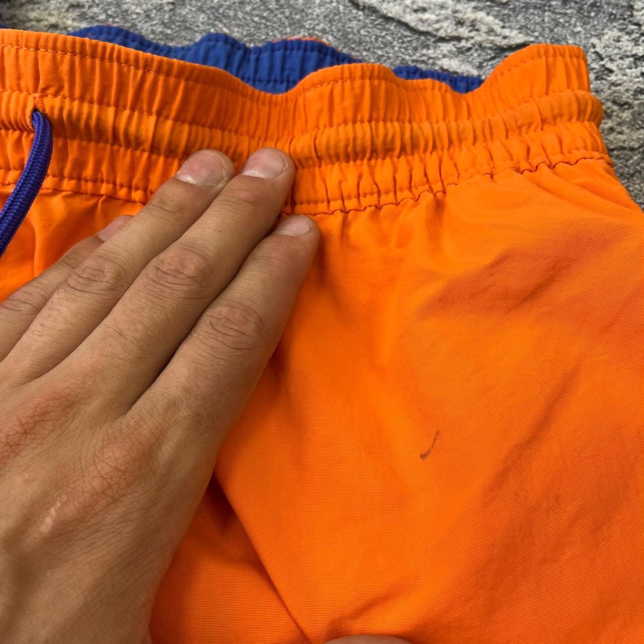 Polo Ralph Lauren Vintage Y2K Polo Ralph Lauren Orange Swim Shorts Size S Size US 35 - 9 Thumbnail