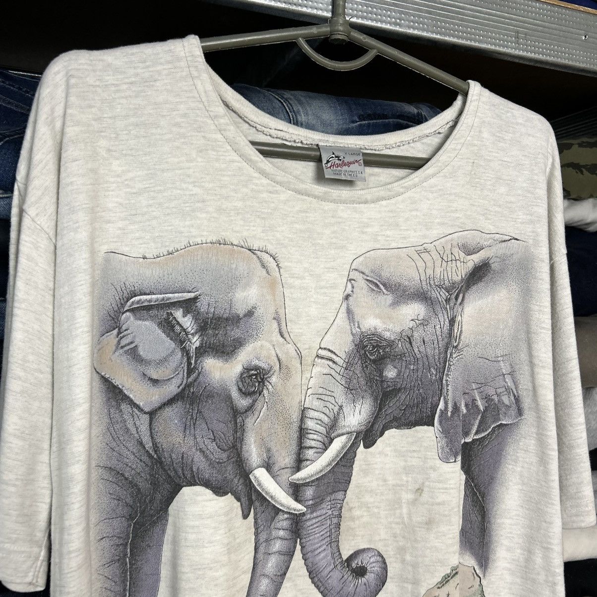 Vintage Vintage Elephant Big Logo 1992 Graphic print tee Size US XL / EU 56 / 4 - 2 Thumbnail