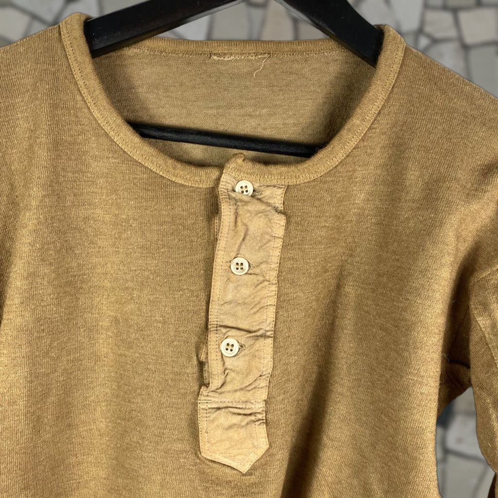 Vintage VINTAGE Original WWII Indochina French Army Undershirt Thermal Shirt Flannel Small Size US S / EU 44-46 / 1 - 1 Thumbnail