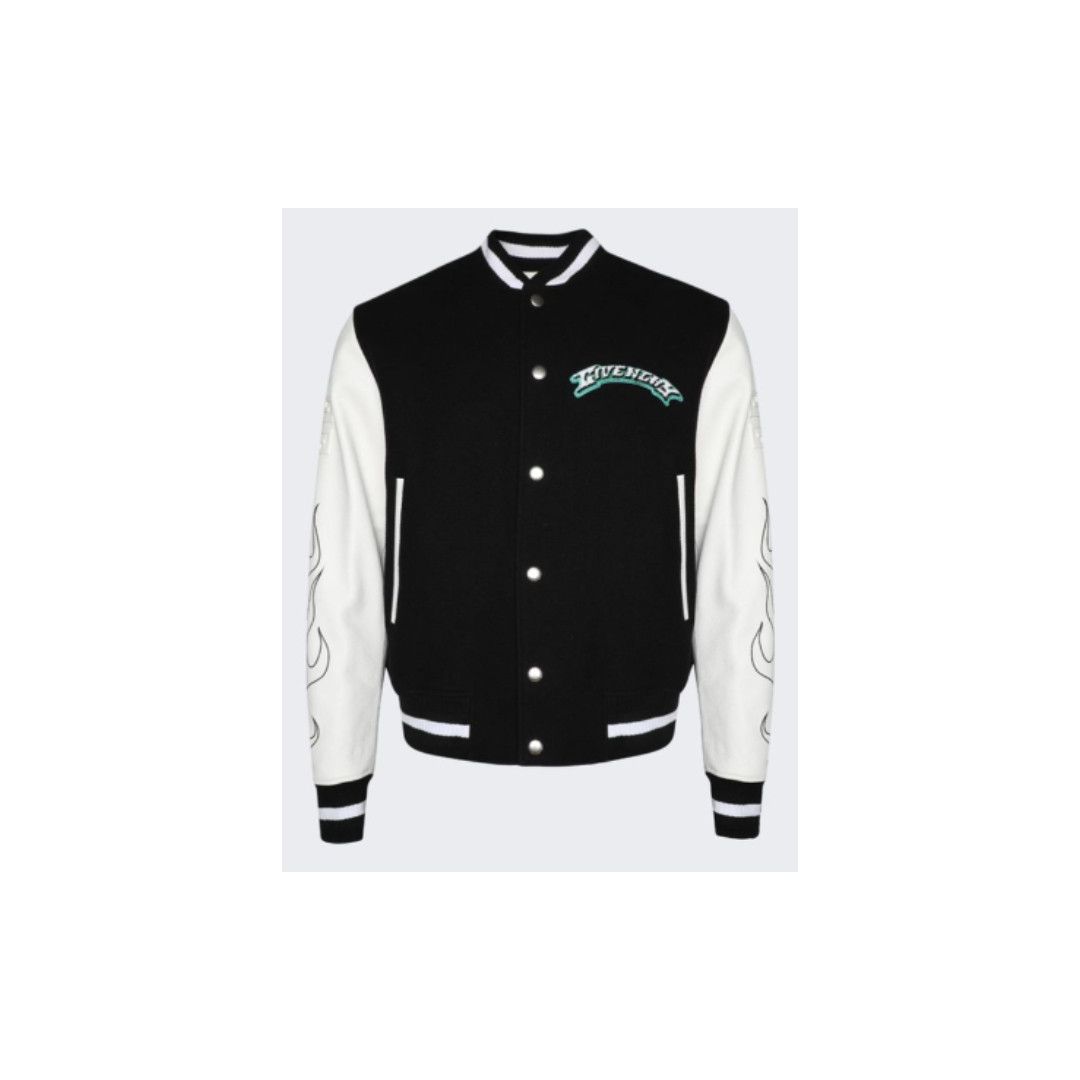 Givenchy o1mle0226 Varsity Jacket in Black/White Size US L / EU 52-54 / 3 - 1 Preview