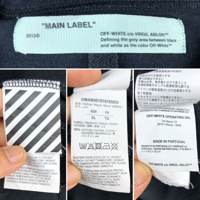 off white ss18 tee