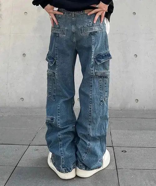 VIBE Cargo Jeans Men Size US 30 / EU 46 - 3 Thumbnail