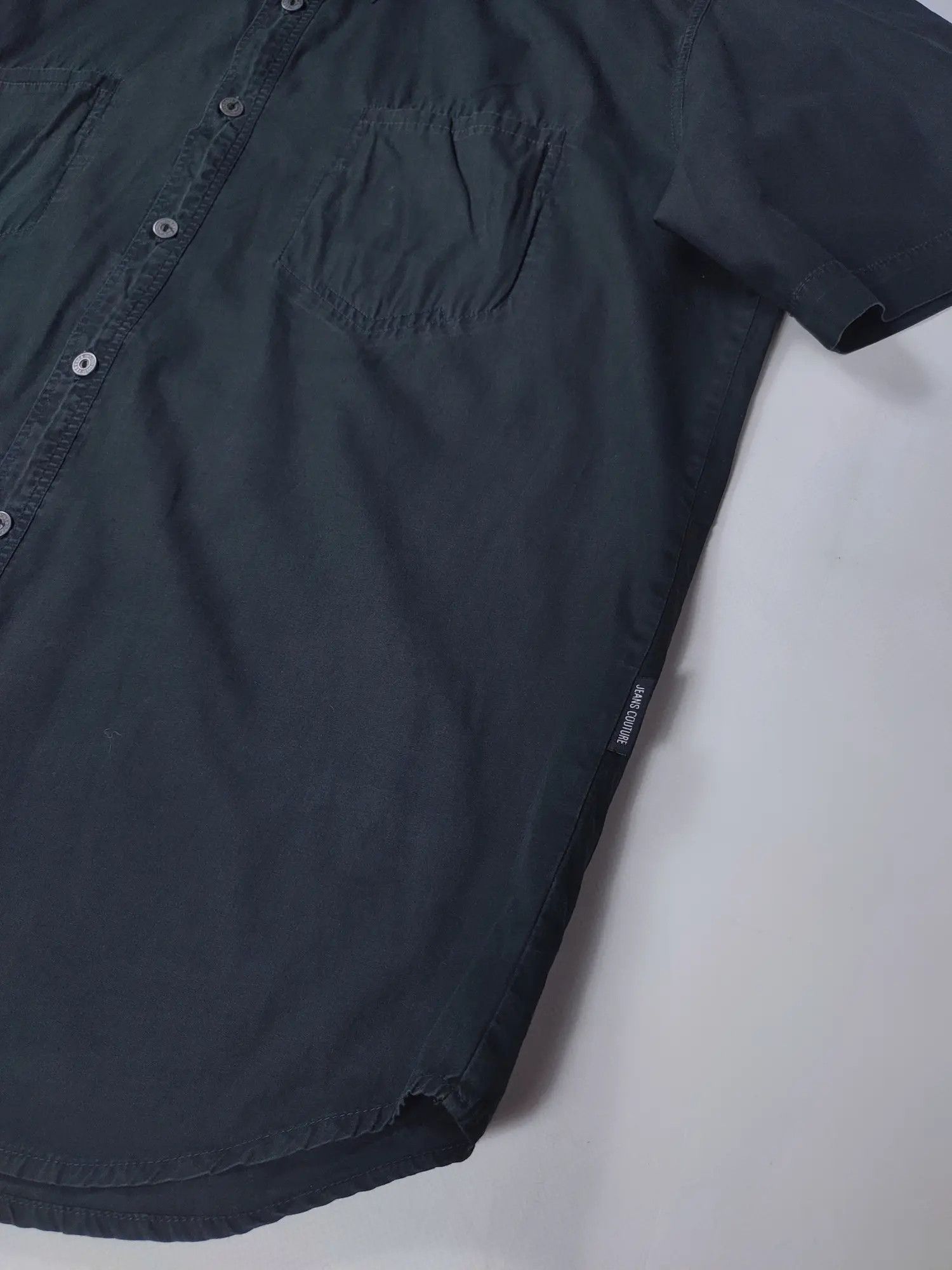 Versace Jeans Couture × Vintage Vintage Versace faded metal button shirt Size US L / EU 52-54 / 3 - 13 Thumbnail