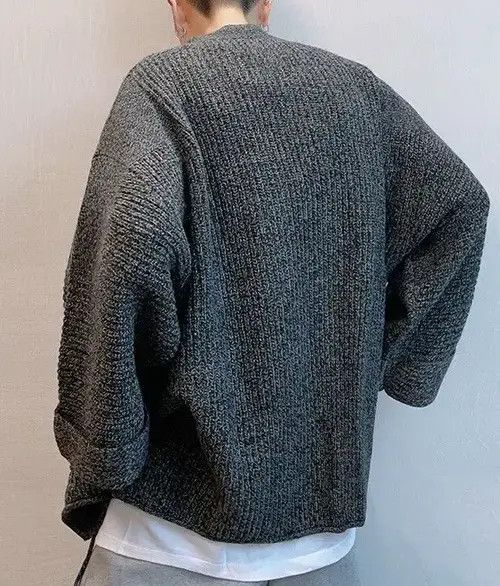 Japanese Brand Kitamura x Emi Retro fashion knit kimono cardigan jacket Size US M / EU 48-50 / 2 - 3 Thumbnail
