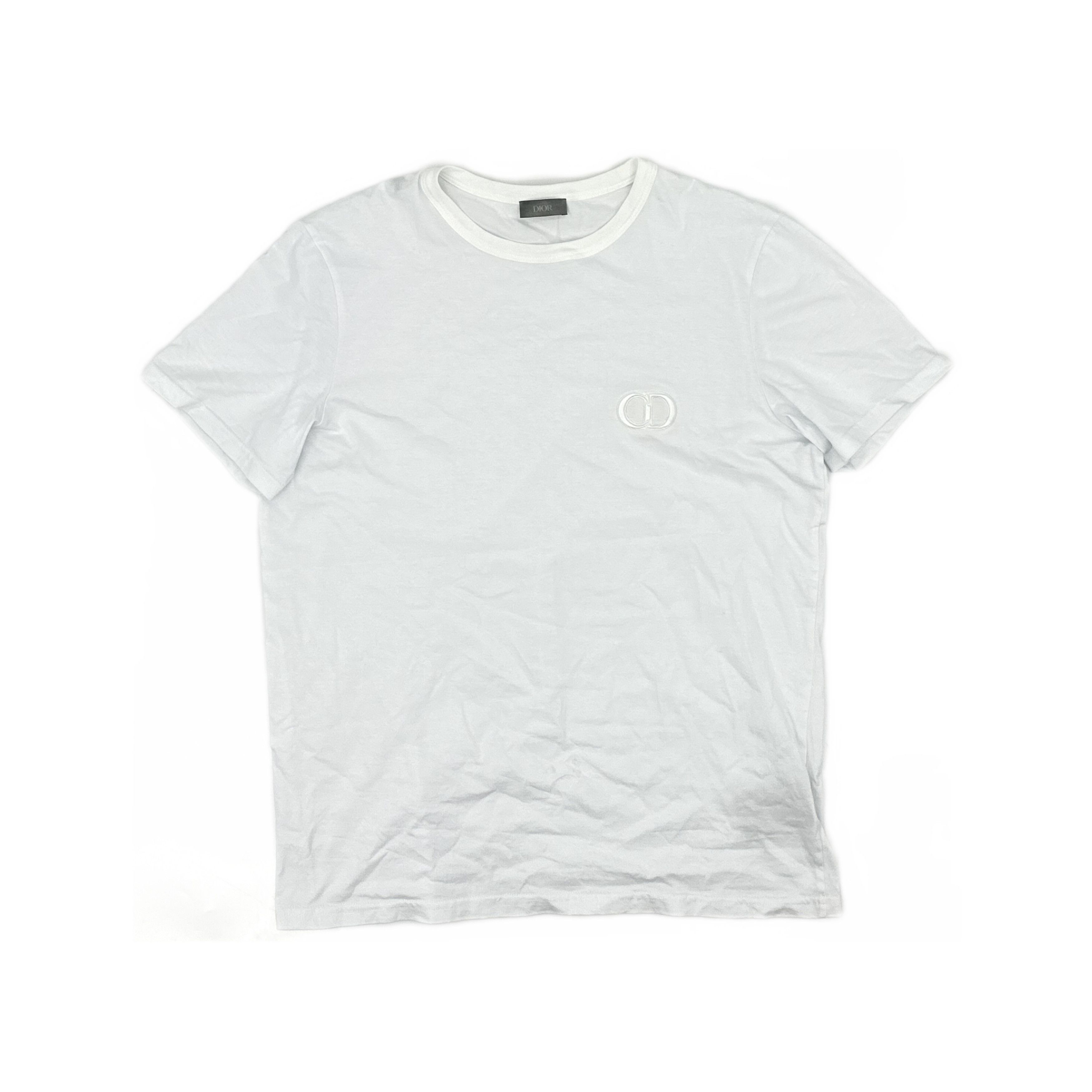 Dior Dior CD Logo Embroidery T-Shirt Size M Size US M / EU 48-50 / 2 - 1 Thumbnail