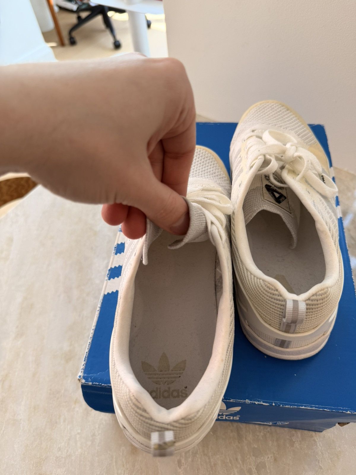 Adidas × Palace Adidas Palace Pro Primeknit White Size US 10.5 / EU 43-44 - 8 Thumbnail