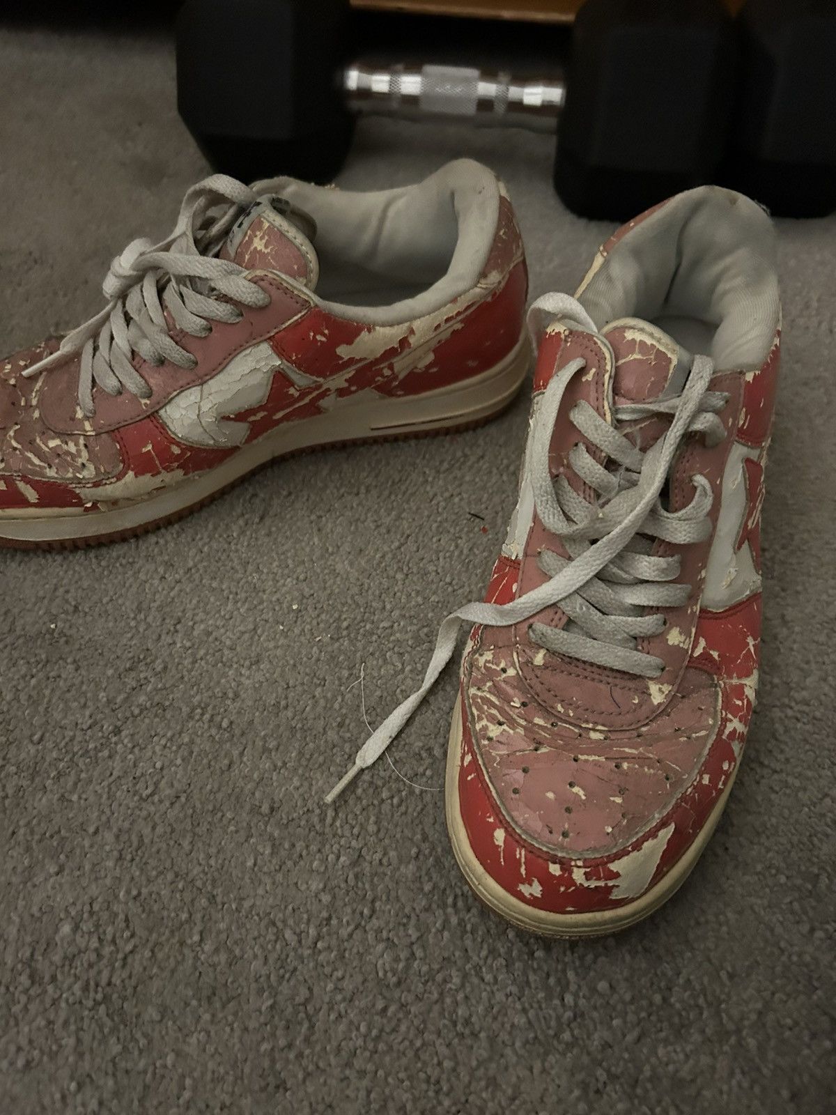Bape Pink Bapesters Size US 10.5 / EU 43-44 - 2 Thumbnail