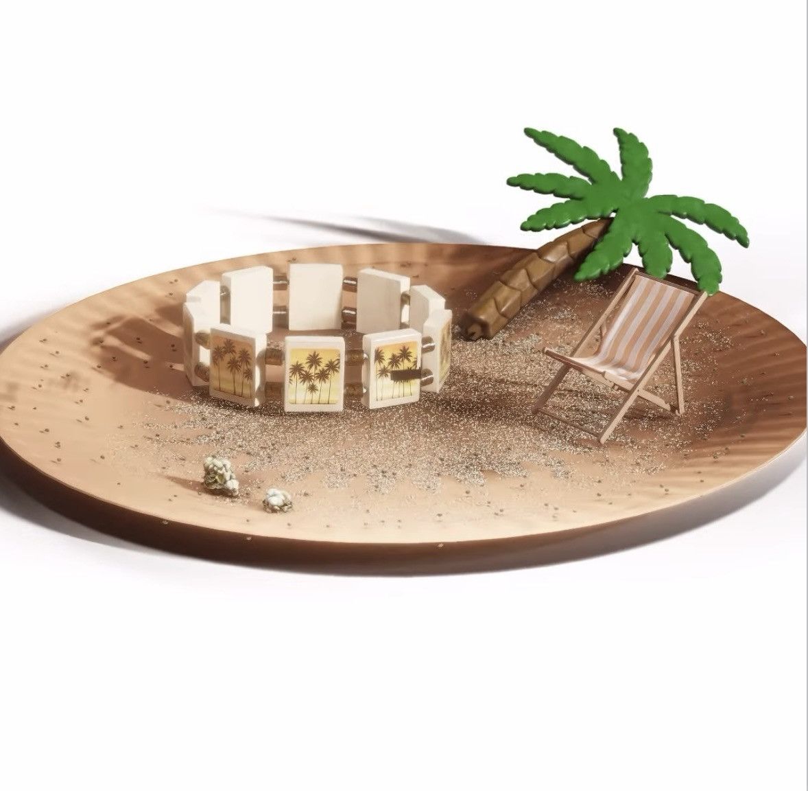 1199 Bazo 1199 Palm Trees Bracelet Size ONE SIZE - 8 Thumbnail