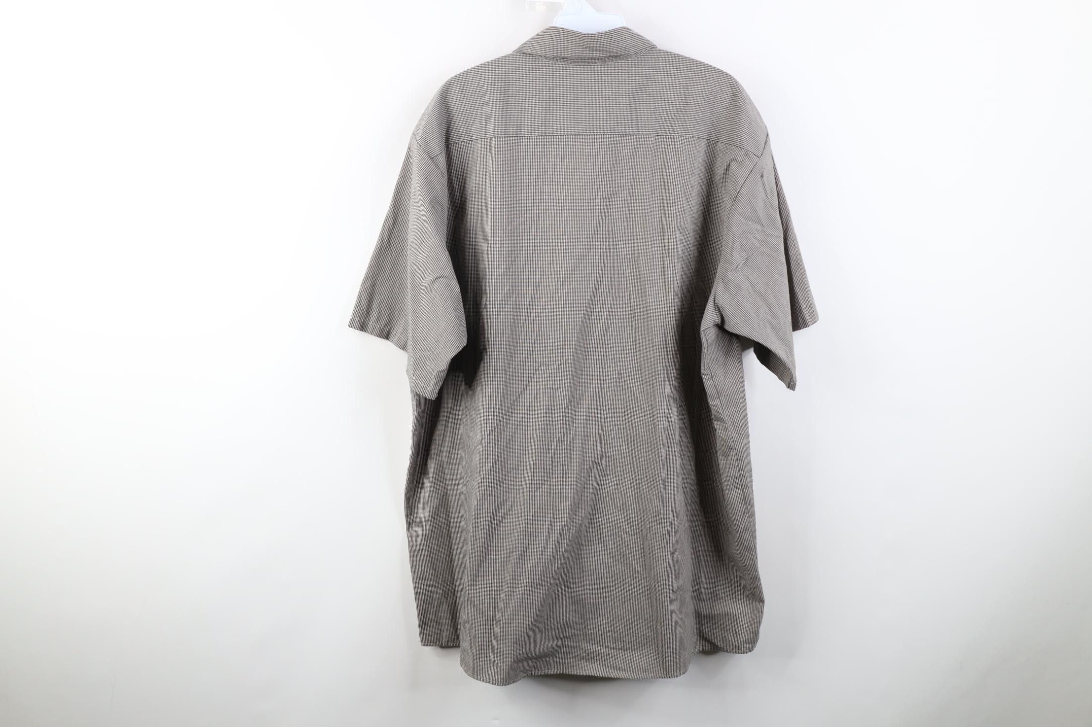 Vintage Vintage 90s Streetwear Short Sleeve Button Shirt Plaid Size US XL / EU 56 / 4 - 11 Thumbnail
