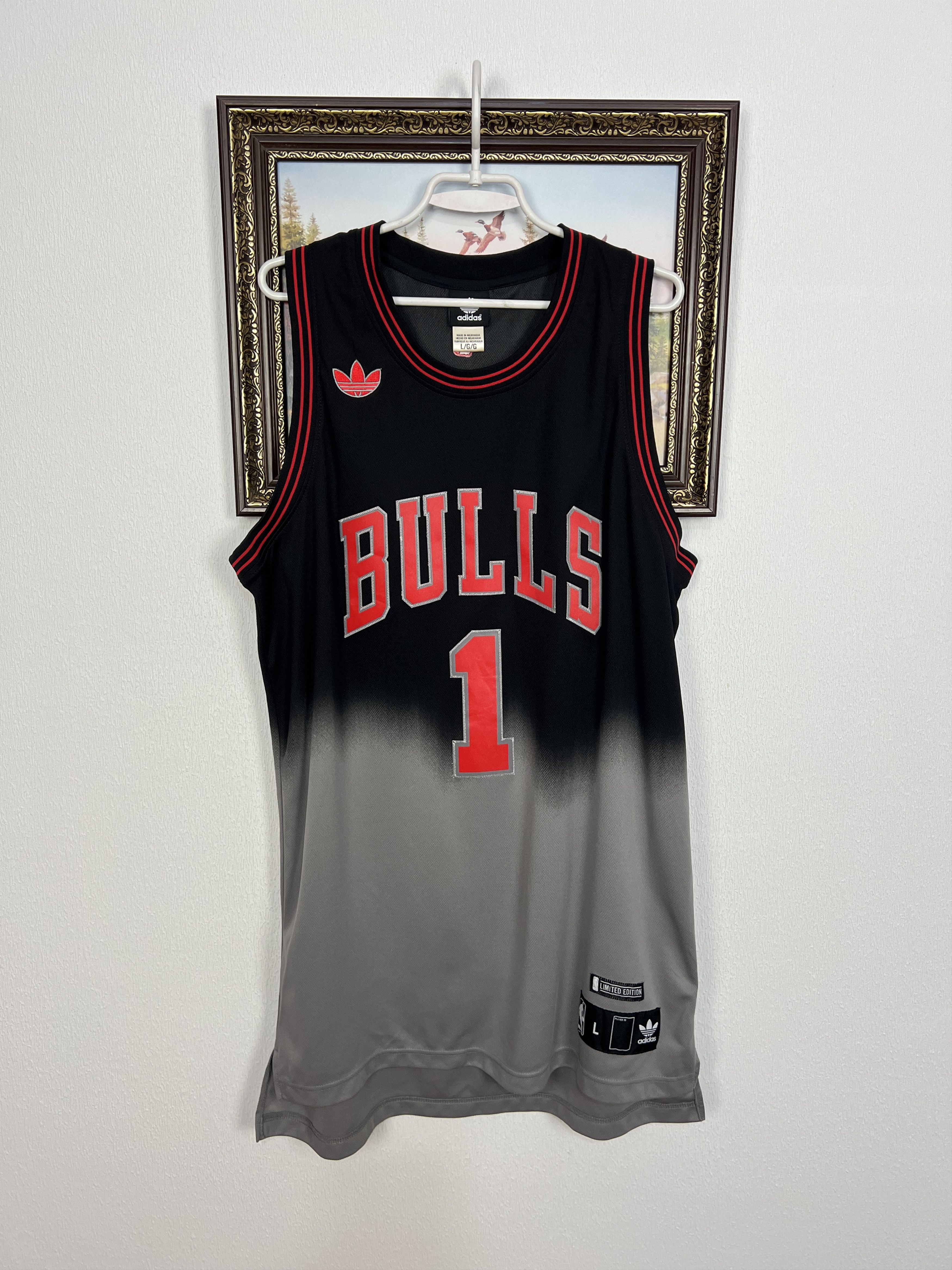 Adidas Chicago Bulls Derrick Rose #1 Limited Edition NBA Jersey Size US L / EU 52-54 / 3 - 1 Thumbnail