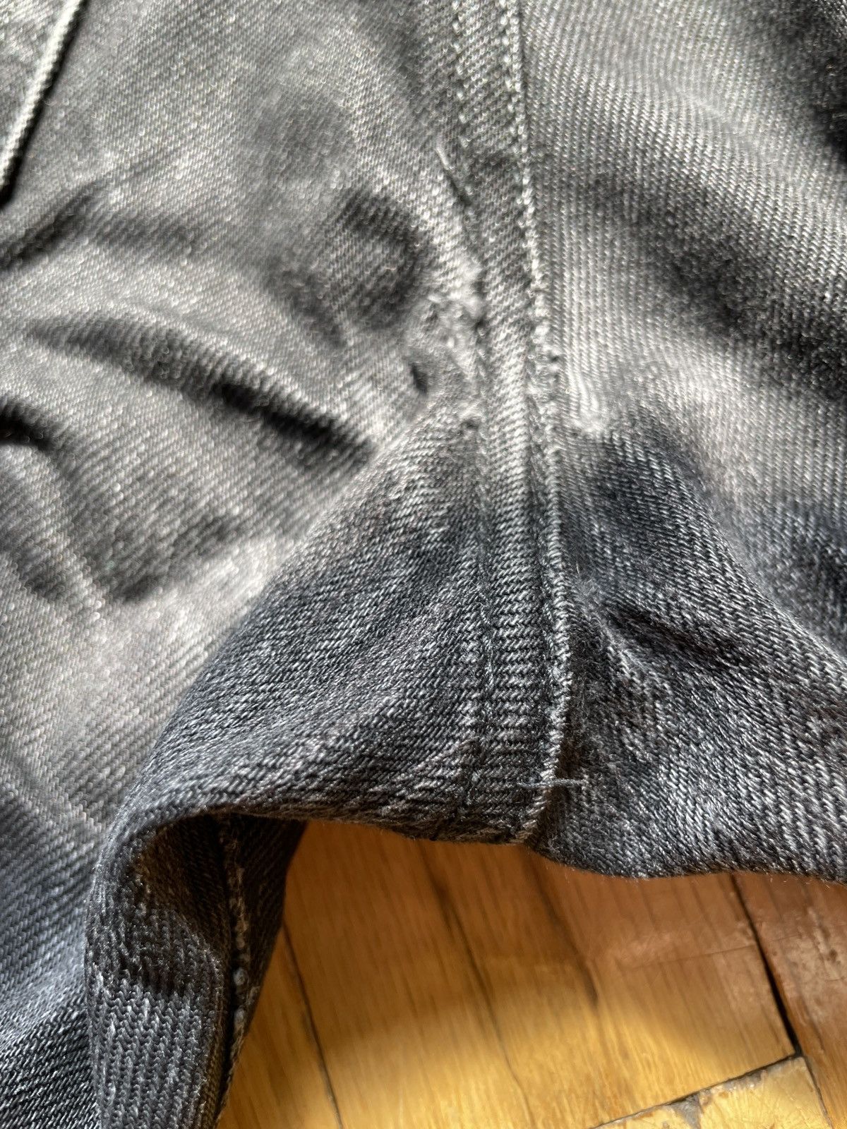 SOMET Somet 005 Raw Denim Black x White Size US 30 / EU 46 - 6 Thumbnail