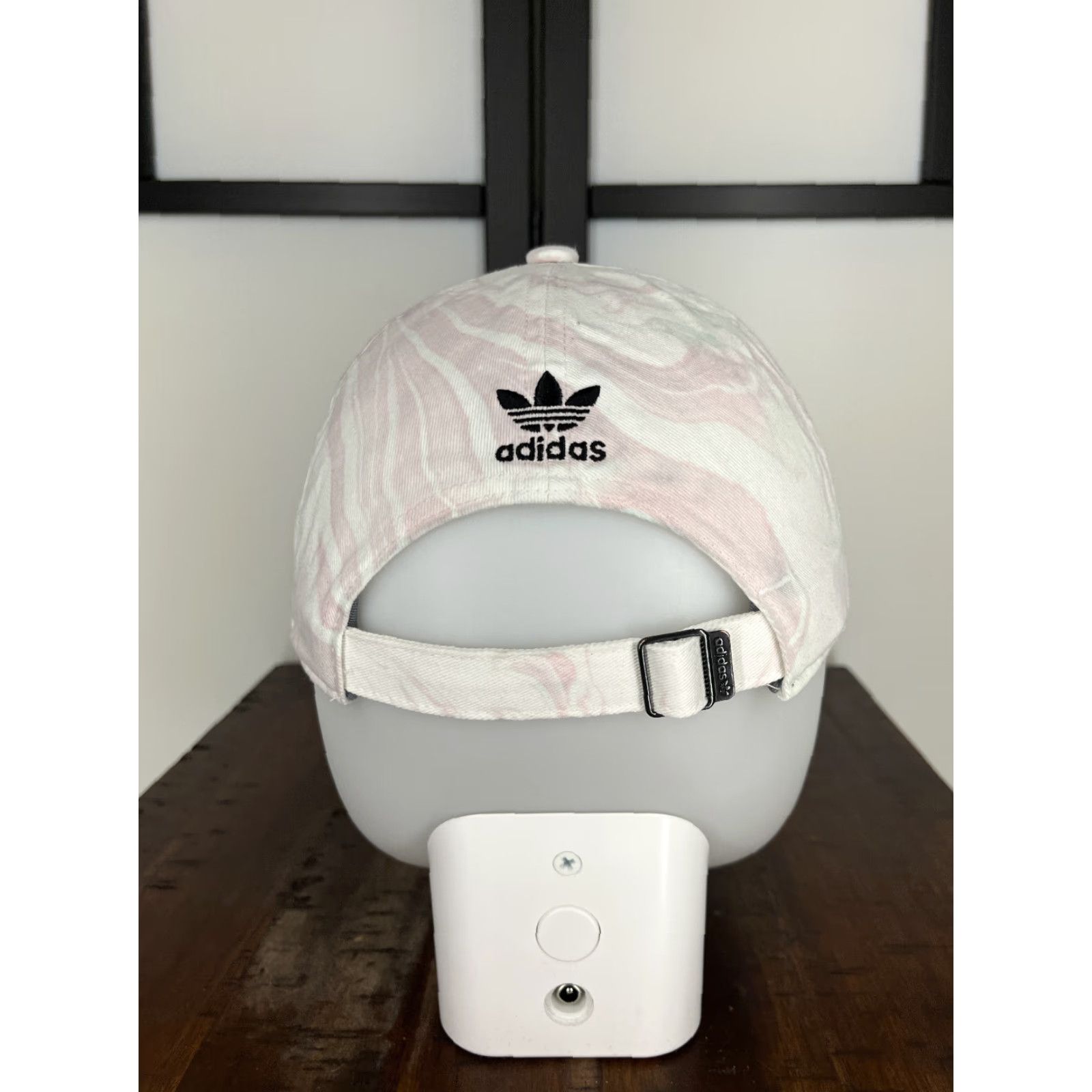 Adidas Adidas Hat Cap Adjustable One Size White Pink Pastel Marble Wash Cotton Baseball Cap Unisex Adults Mens Womens Boys Girls Size ONE SIZE - 6 Thumbnail