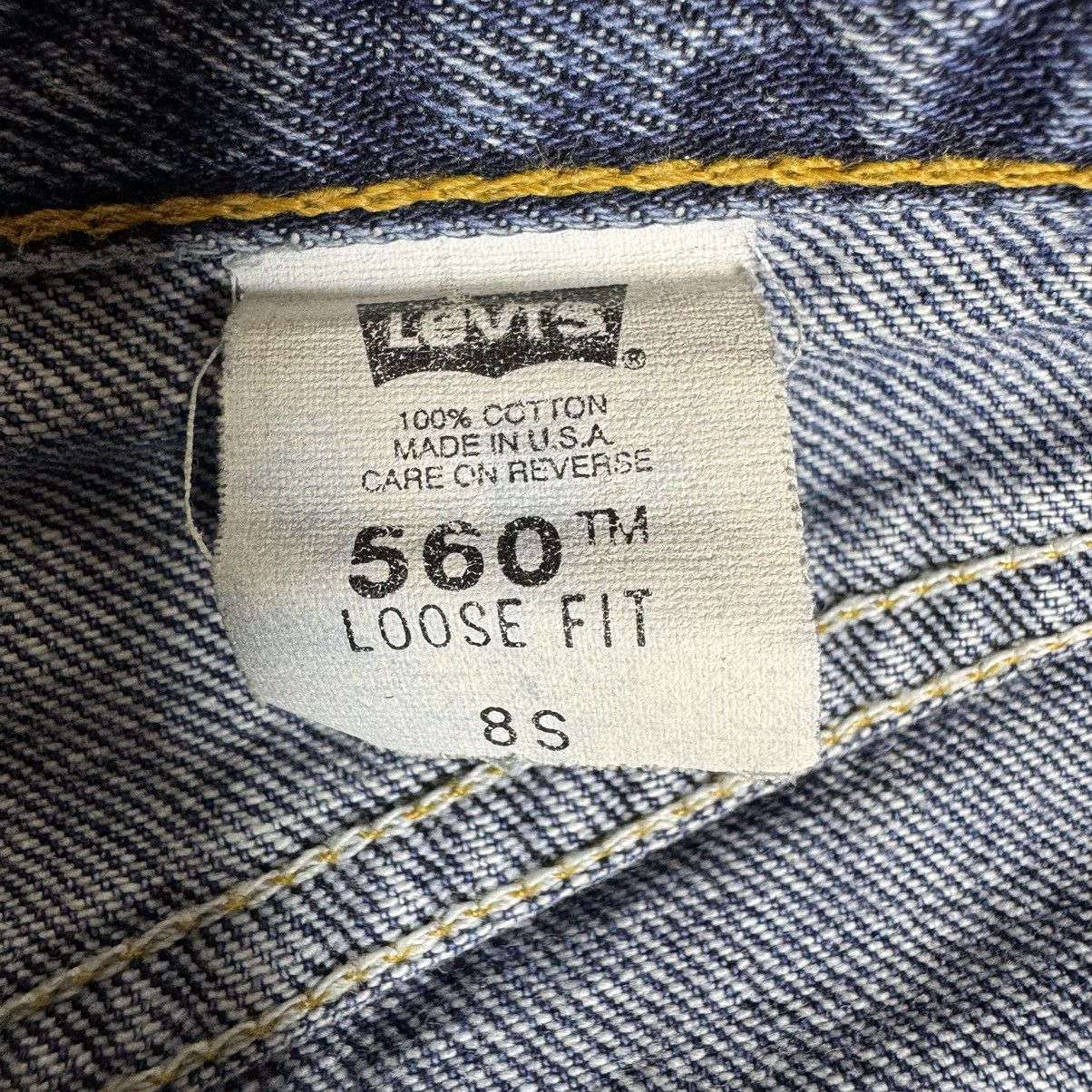 Levi's Vintage Clothing × Vintage Vintage 90s Levi's 560 Loose Fit Cut-Off Jean Shorts Size US 30 / EU 46 - 4 Thumbnail